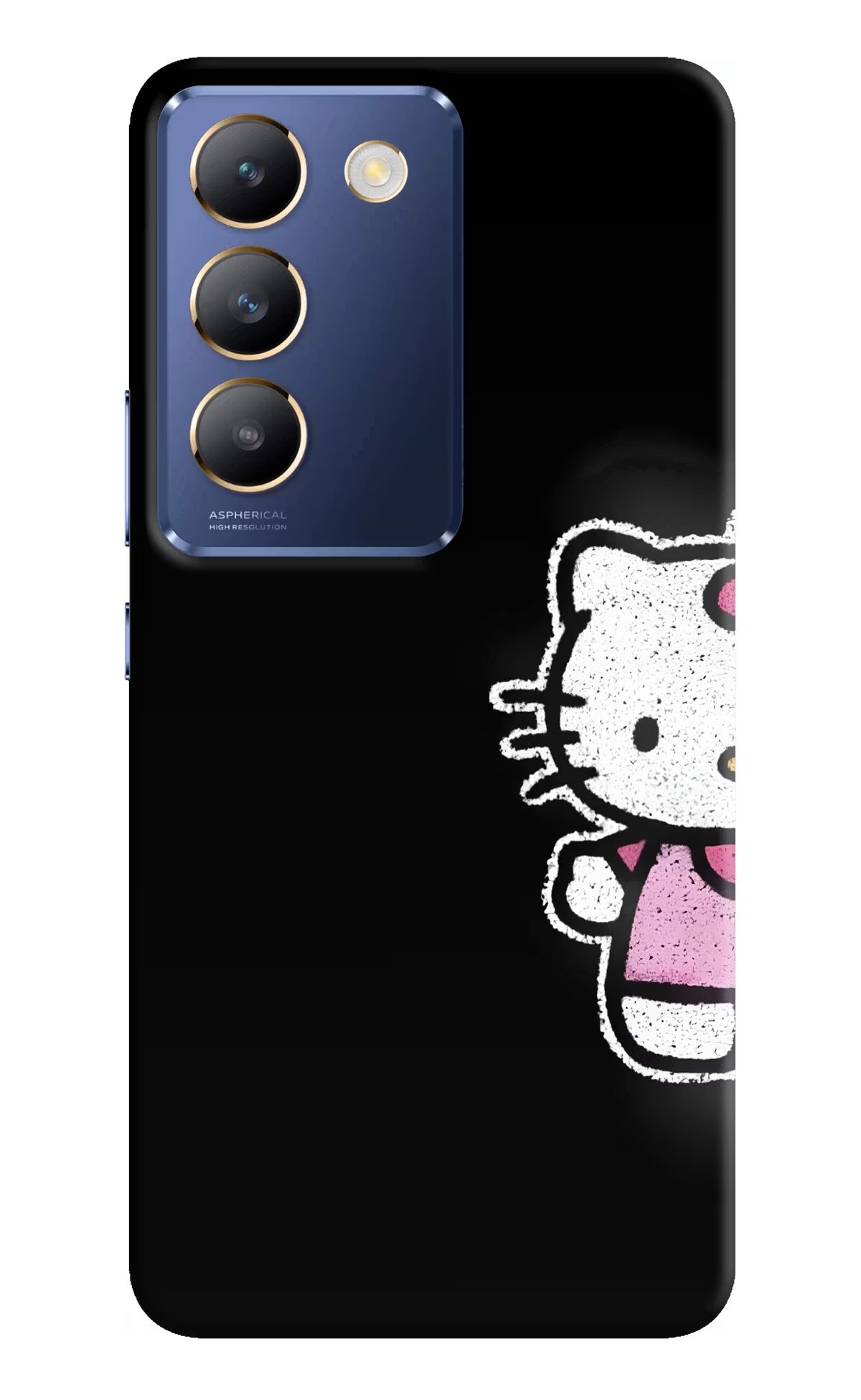 Kitty Charm Vivo Y200E 5G/T3 5G Back Cover - Kitty Charm Vivo Y200E 5G/T3 5G Back Cover Kitty Charm Vivo Y200E 5G/T3 5G Back Cover