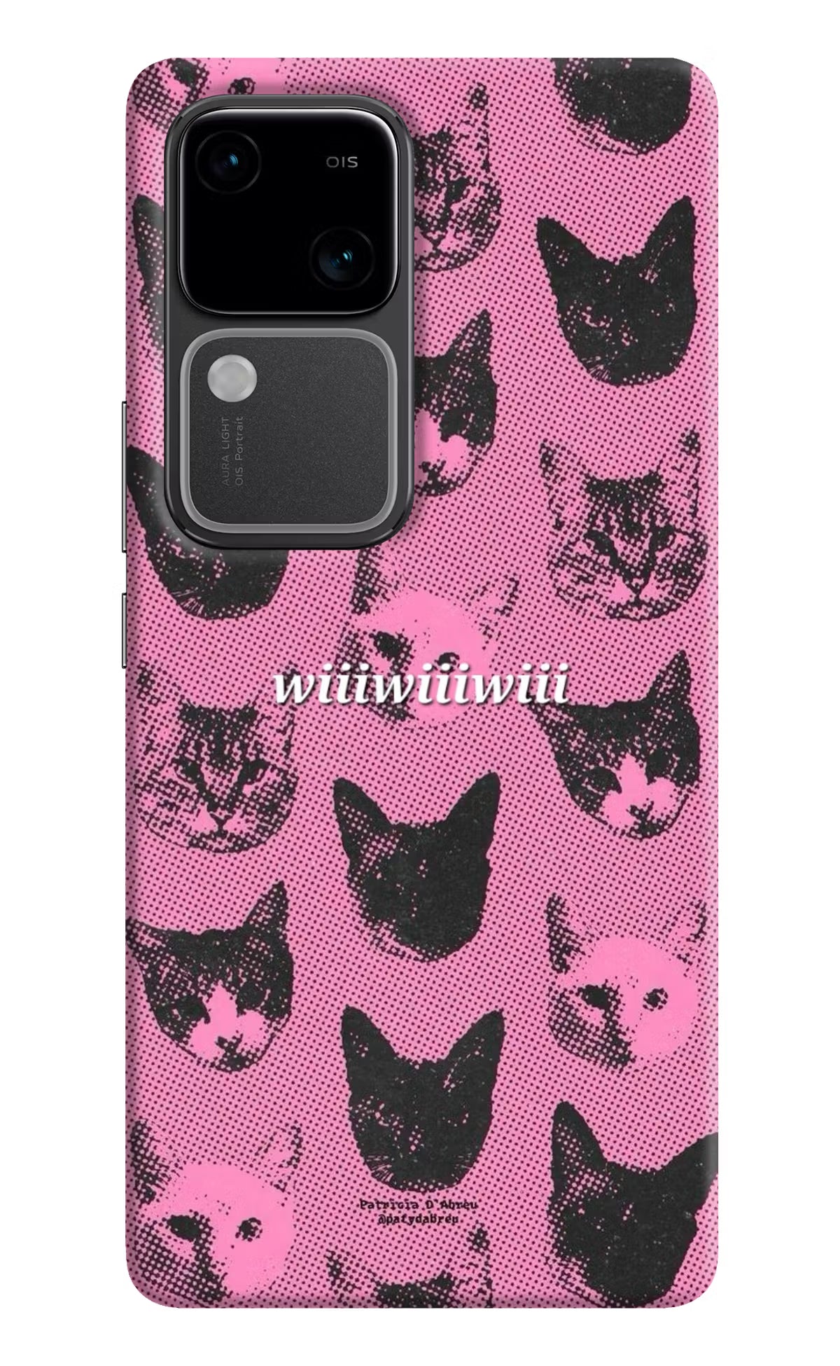 Pink Cats Vivo V30 5G Back Cover - Pink Cats Vivo V30 5G Back Cover Pink Cats Vivo V30 5G Back Cover