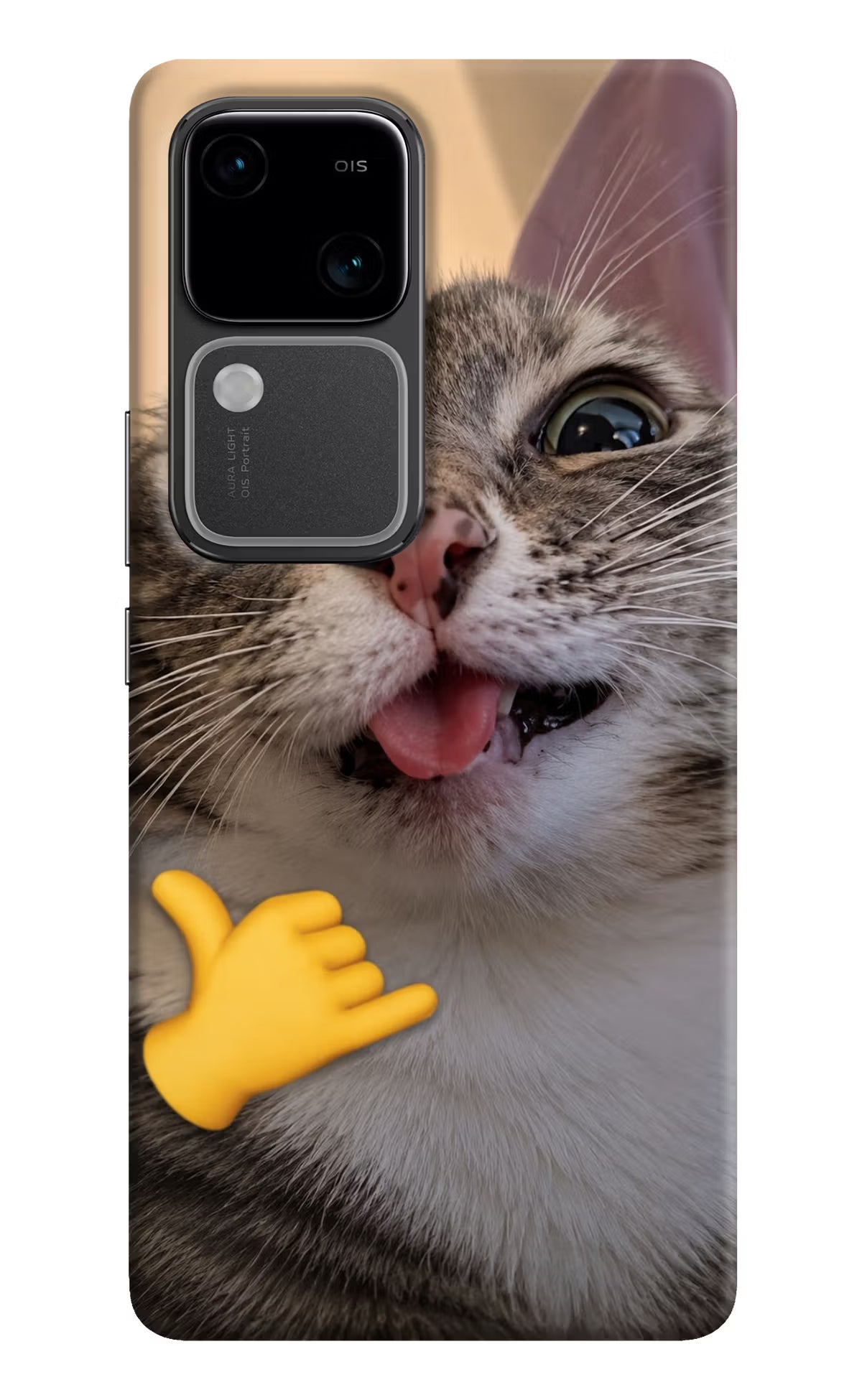 Silly Cat Call Vivo V30 5G Back Cover - Silly Cat Call Vivo V30 5G Back Cover Silly Cat Call Vivo V30 5G Back Cover