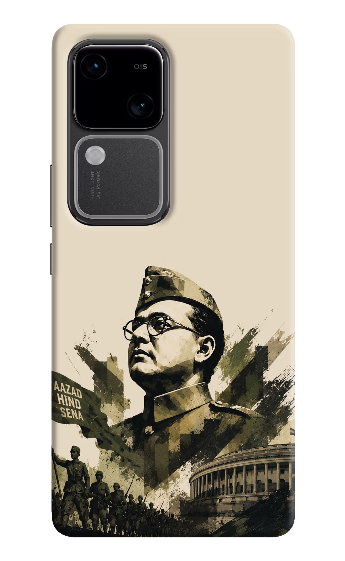 Netaji Rising Vivo V30 5G Back Cover - Netaji Rising Vivo V30 5G Back Cover Netaji Rising Vivo V30 5G Back Cover