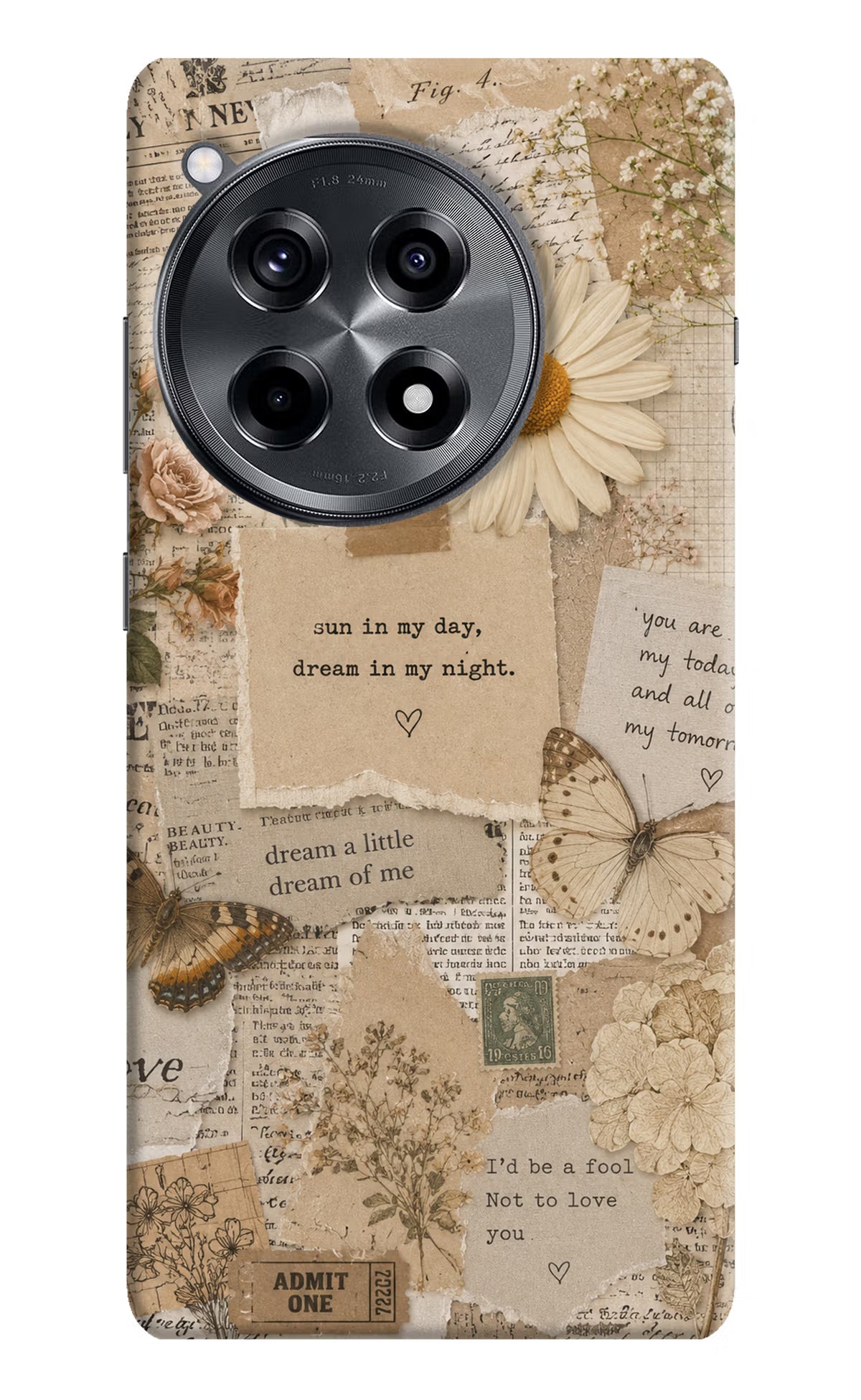 Vintage case OnePlus 12R Back Cover - Vintage case OnePlus 12R Back Cover Vintage case OnePlus 12R Back Cover