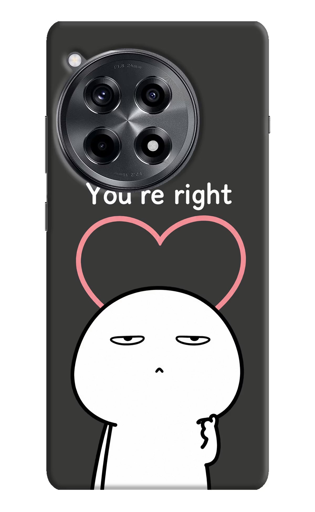 You're Right OnePlus 12R Back Cover - You're Right OnePlus 12R Back Cover You're Right OnePlus 12R Back Cover