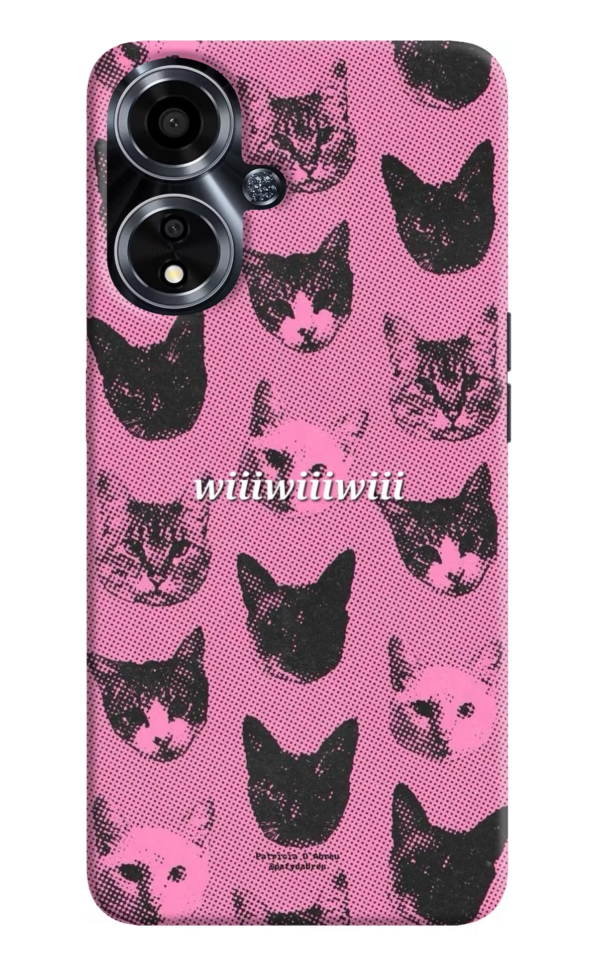 Pink Cats Oppo A59 5G Back Cover - Pink Cats Oppo A59 5G Back Cover Pink Cats Oppo A59 5G Back Cover