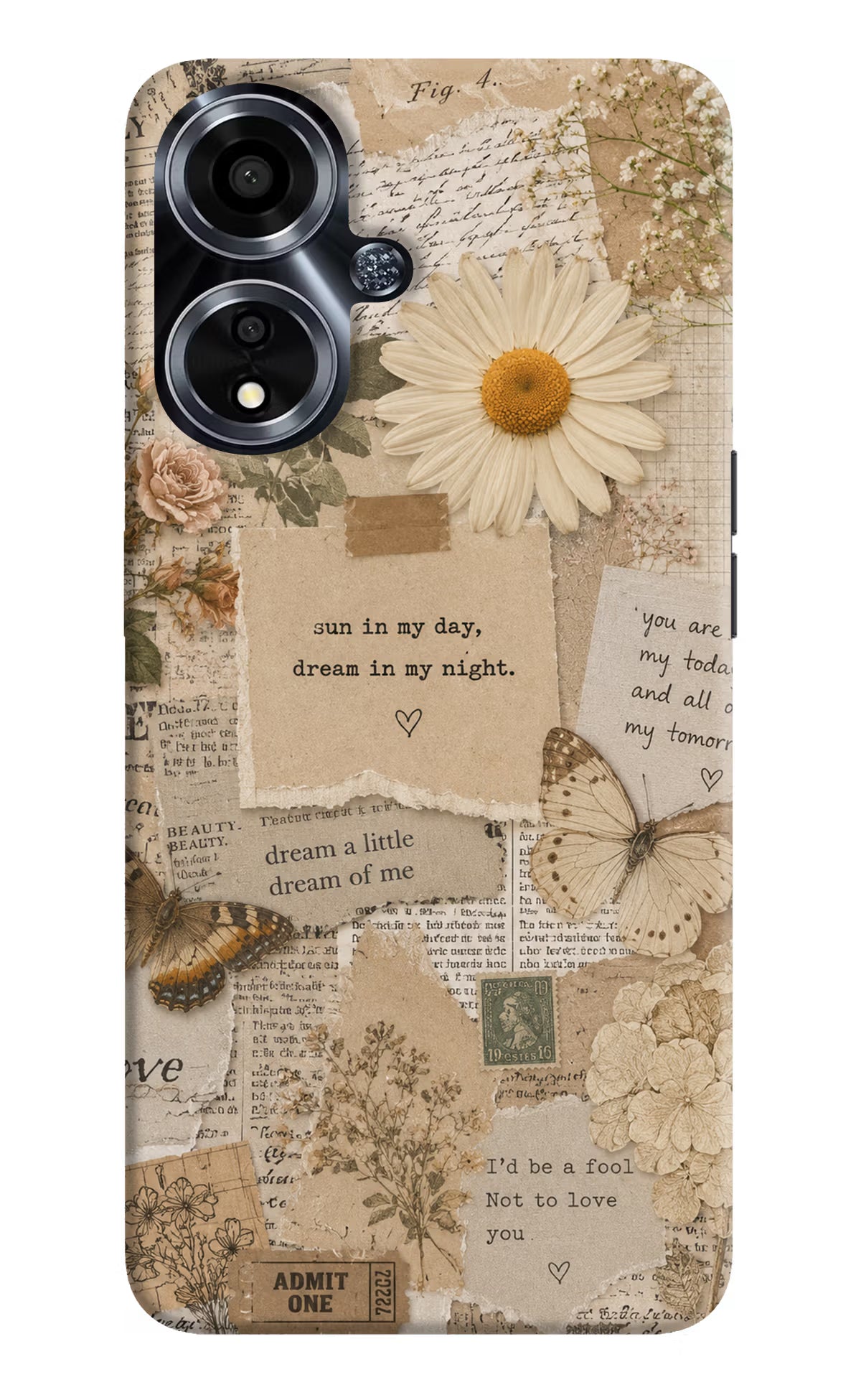 Vintage case Oppo A59 5G Back Cover - Vintage case Oppo A59 5G Back Cover Vintage case Oppo A59 5G Back Cover