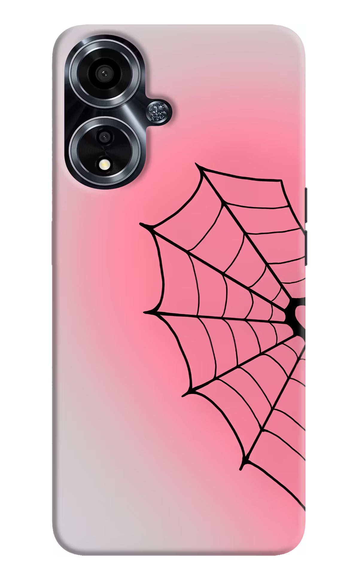Pink Web Oppo A59 5G Back Cover - Pink Web Oppo A59 5G Back Cover Pink Web Oppo A59 5G Back Cover