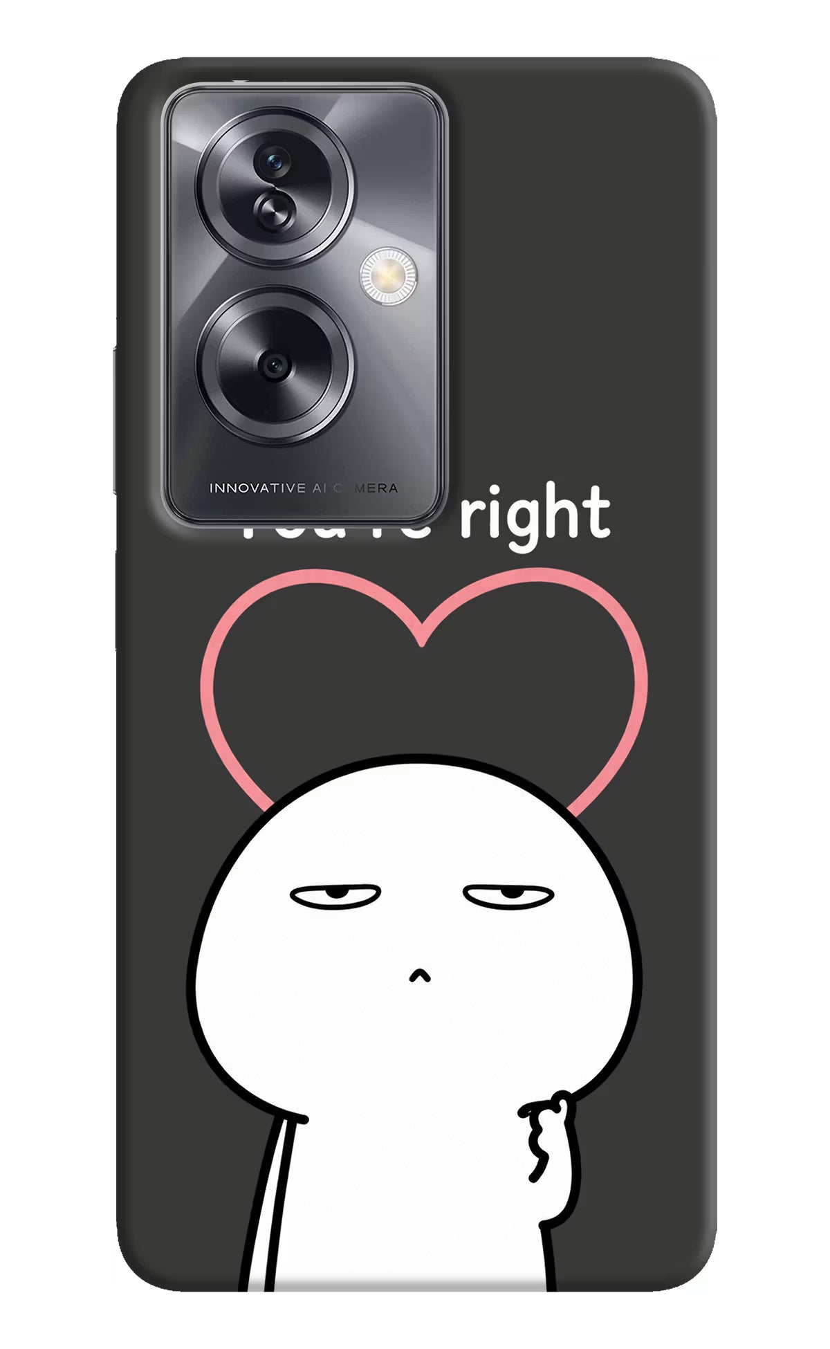 You're Right Oppo A79 5G Back Cover - You're Right Oppo A79 5G Back Cover You're Right Oppo A79 5G Back Cover