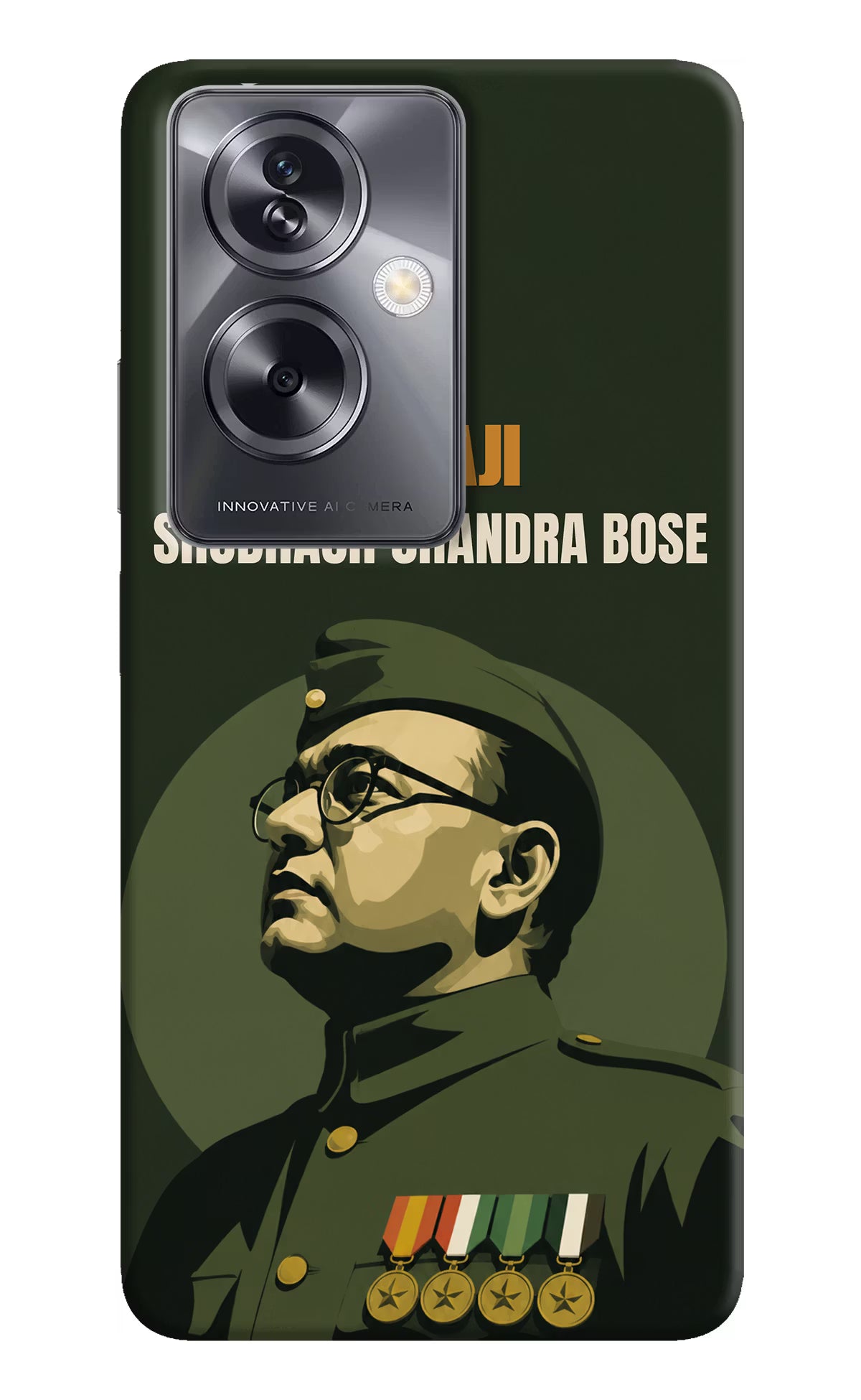 Netaji Legacy Oppo A79 5G Back Cover - Netaji Legacy Oppo A79 5G Back Cover Netaji Legacy Oppo A79 5G Back Cover