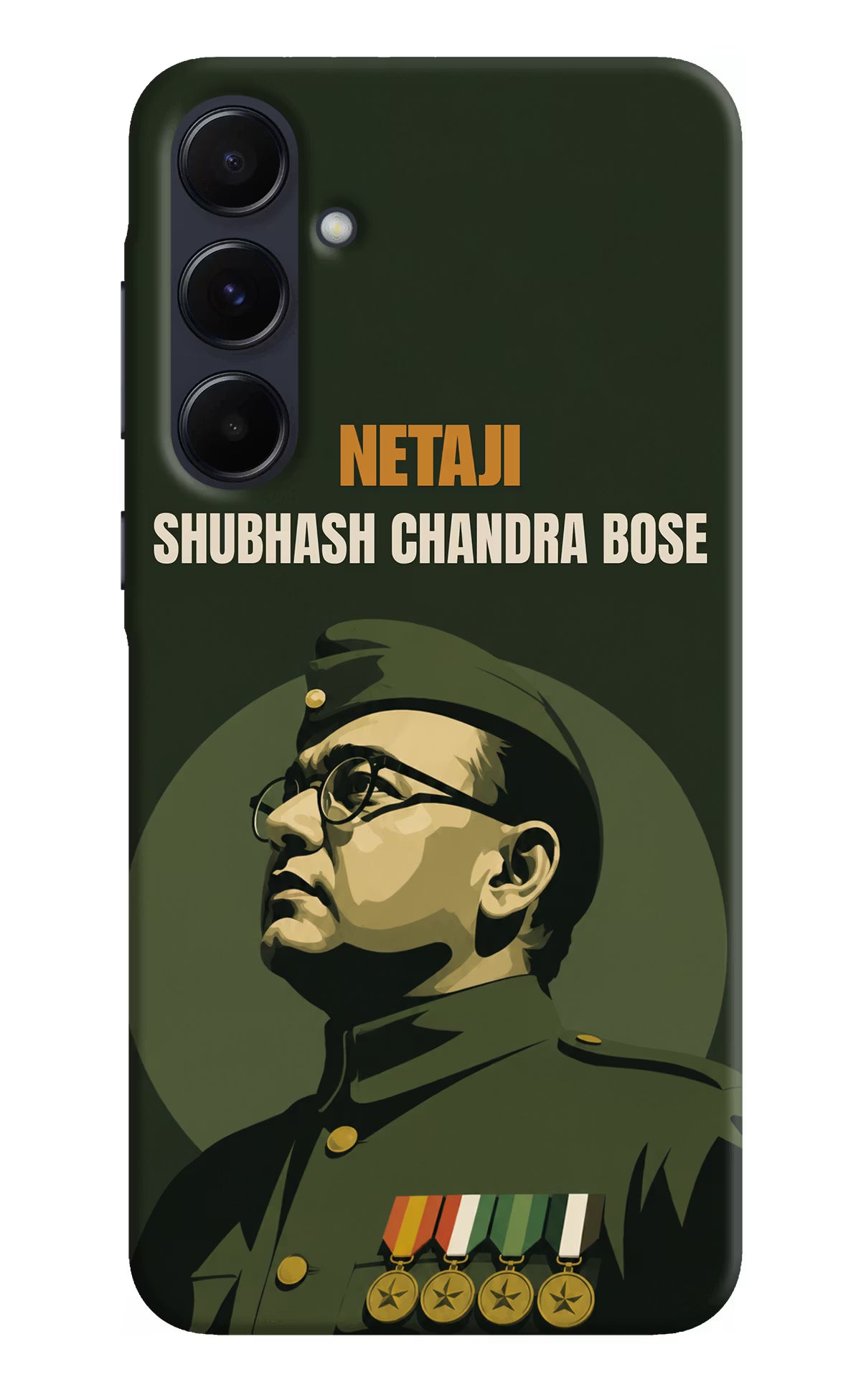 Netaji Legacy Samsung A55 5G Back Cover - Netaji Legacy Samsung A55 5G Back Cover Netaji Legacy Samsung A55 5G Back Cover