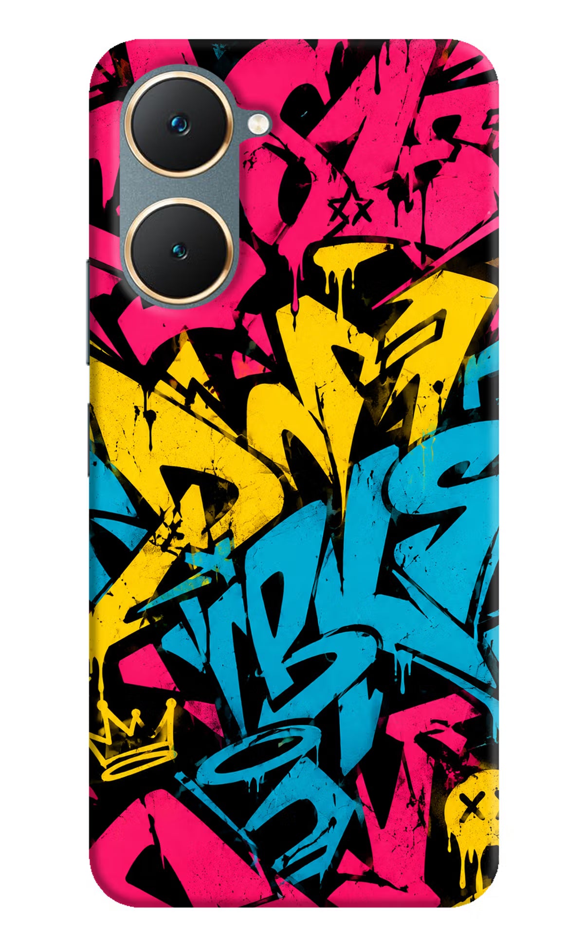 Graffiti Vibe Vivo Y18/Y18e Back Cover - Graffiti Vibe Vivo Y18/Y18e Back Cover Graffiti Vibe Vivo Y18/Y18e Back Cover