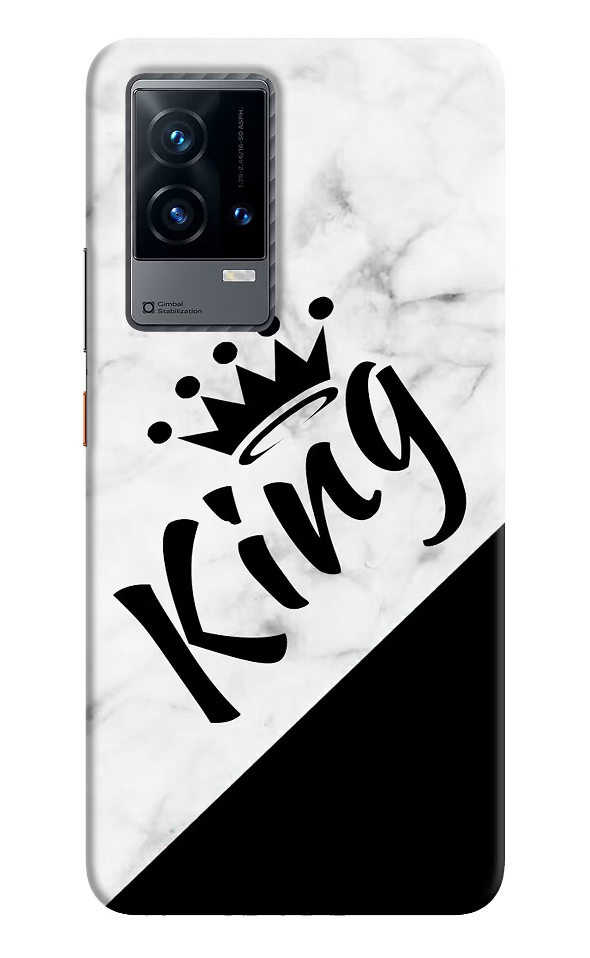 King iQOO 9 5G Back Cover - King iQOO 9 5G Hard Case Back Cover by Casekaro King iQOO 9 5G Hard Case Back Cover by Casekaro