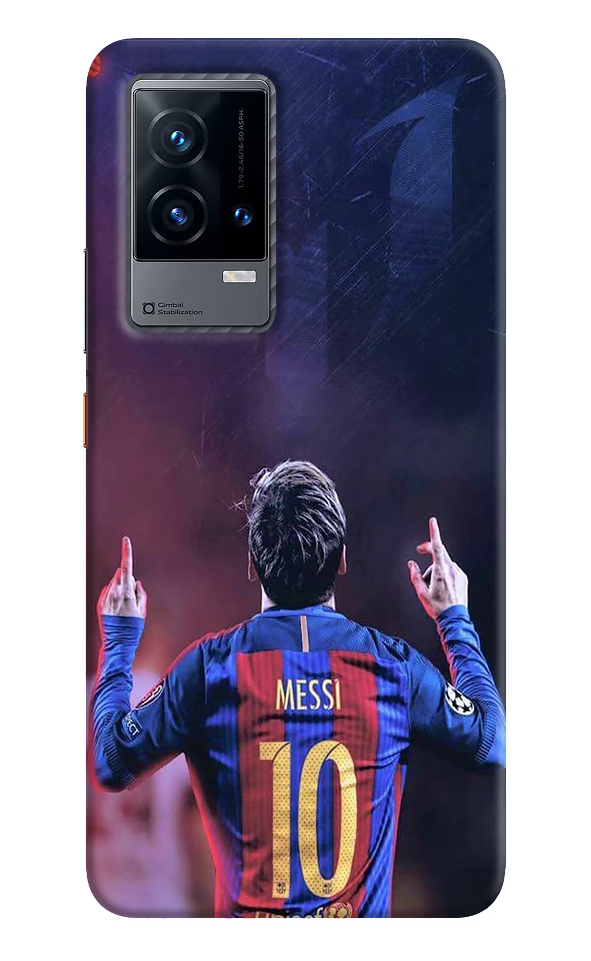 Messi iQOO 9 5G Back Cover - Messi iQOO 9 5G Hard Case Back Cover by Casekaro Messi iQOO 9 5G Hard Case Back Cover by Casekaro