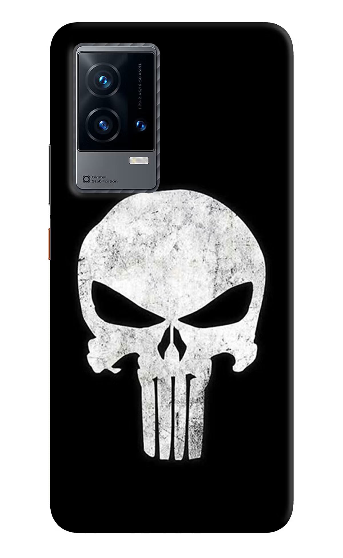 Punisher Skull iQOO 9 5G Back Cover - Punisher Skull iQOO 9 5G Hard Case Back Cover by Casekaro Punisher Skull iQOO 9 5G Hard Case Back Cover by Casekaro