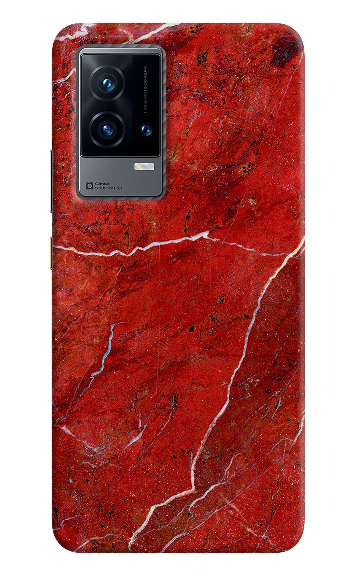 Red Marble Design iQOO 9 5G Back Cover - Red Marble Design iQOO 9 5G Hard Case Back Cover by Casekaro Red Marble Design iQOO 9 5G Hard Case Back Cover by Casekaro