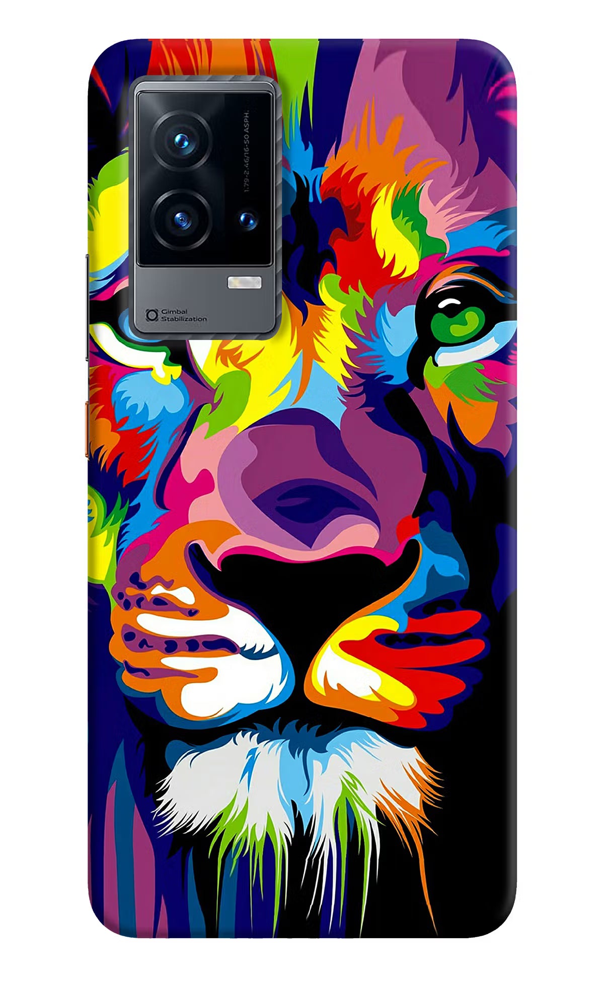 Lion iQOO 9 5G Back Cover - Lion iQOO 9 5G Hard Case Back Cover by Casekaro Lion iQOO 9 5G Hard Case Back Cover by Casekaro