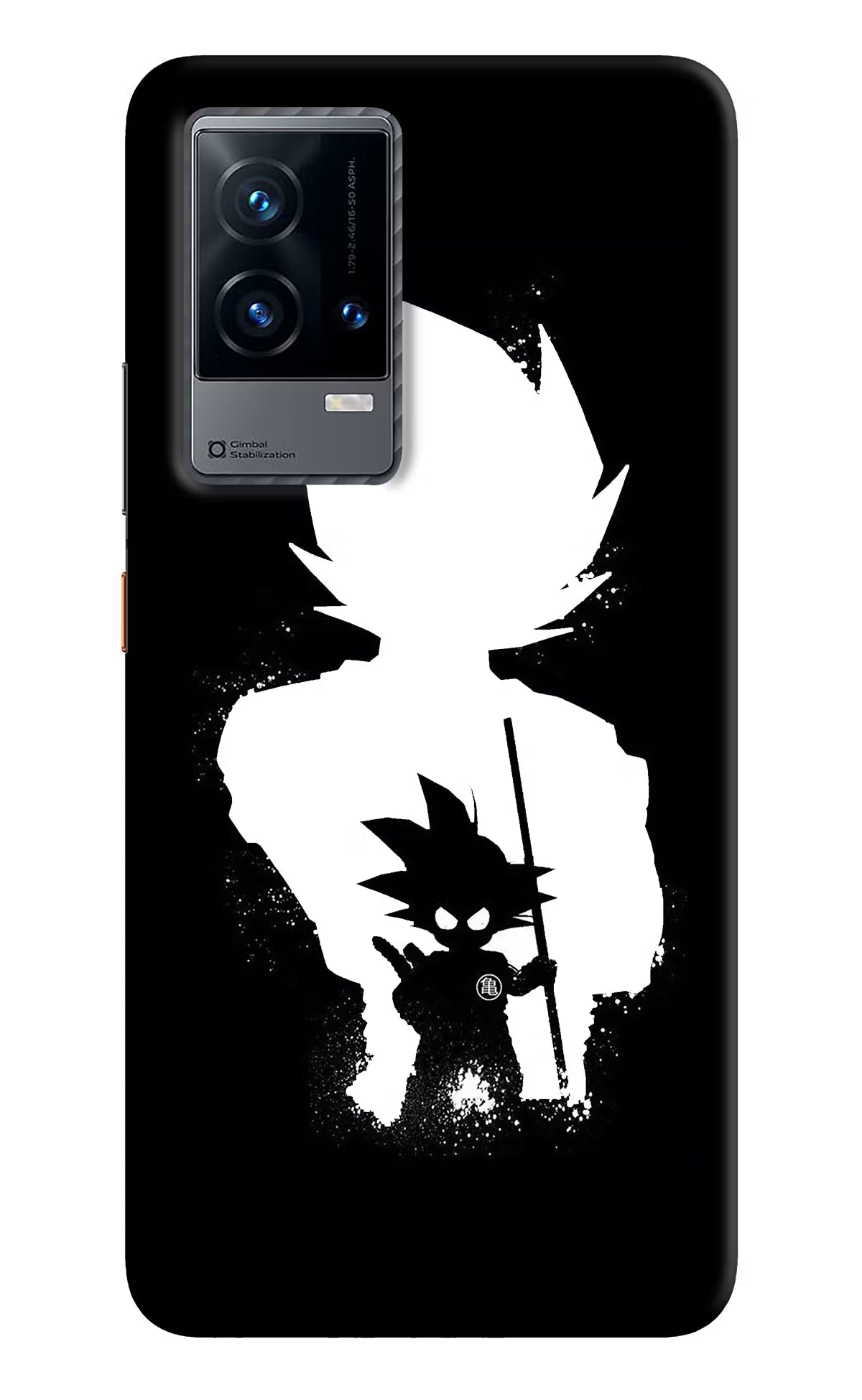 Goku Shadow iQOO 9 5G Back Cover - Goku Shadow iQOO 9 5G Hard Case Back Cover by Casekaro Goku Shadow iQOO 9 5G Hard Case Back Cover by Casekaro