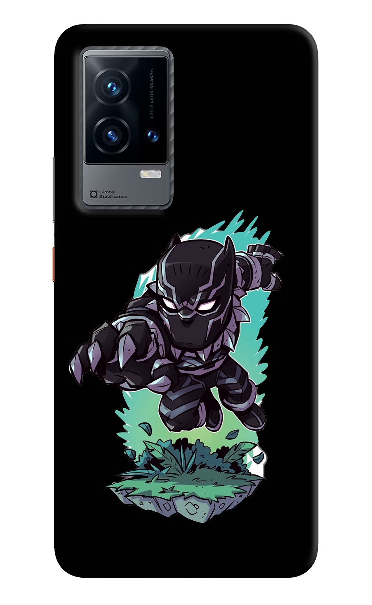 Black Panther iQOO 9 5G Back Cover - Black Panther iQOO 9 5G Hard Case Back Cover by Casekaro Black Panther iQOO 9 5G Hard Case Back Cover by Casekaro