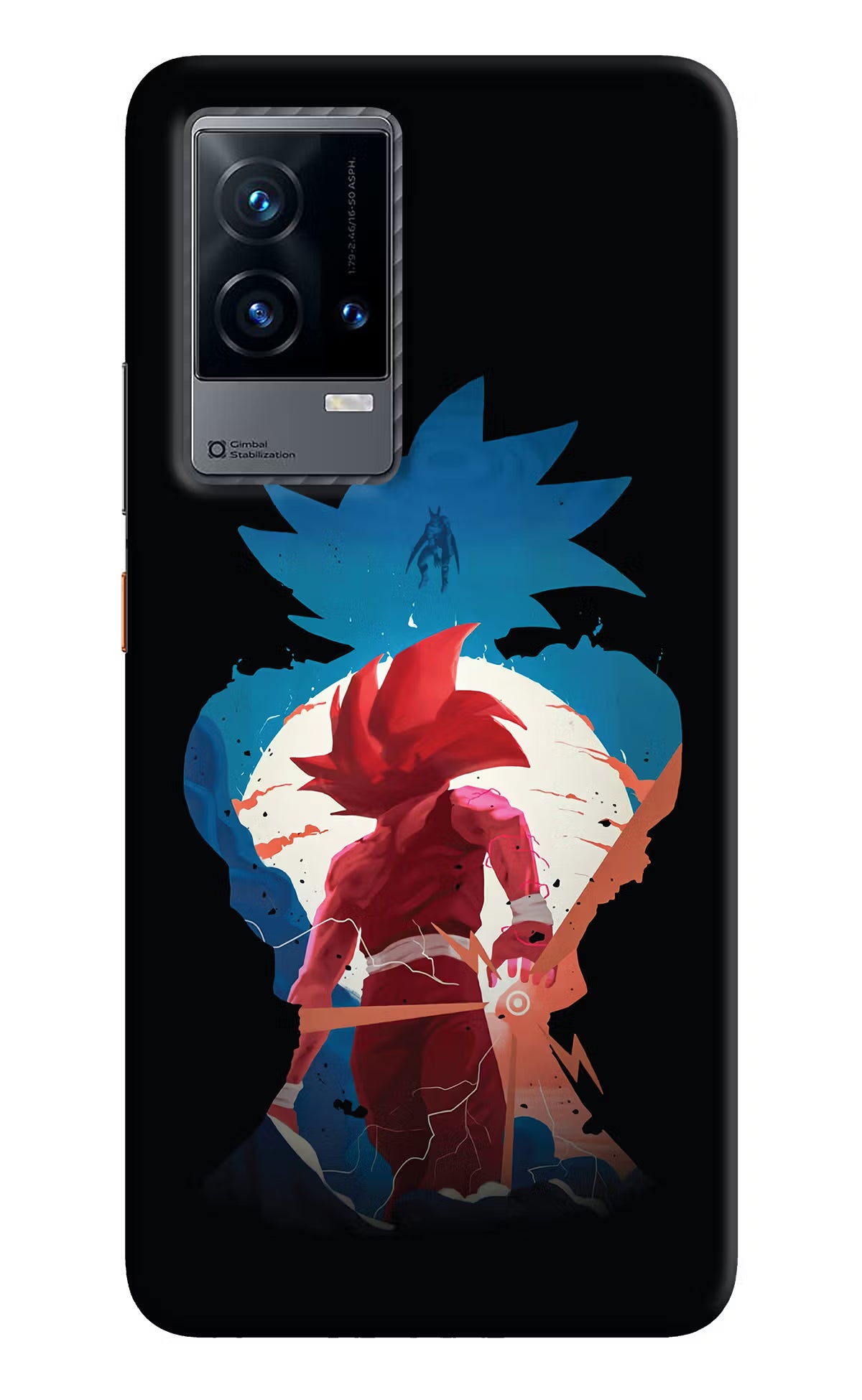 Goku iQOO 9 5G Back Cover - Goku iQOO 9 5G Hard Case Back Cover by Casekaro Goku iQOO 9 5G Hard Case Back Cover by Casekaro