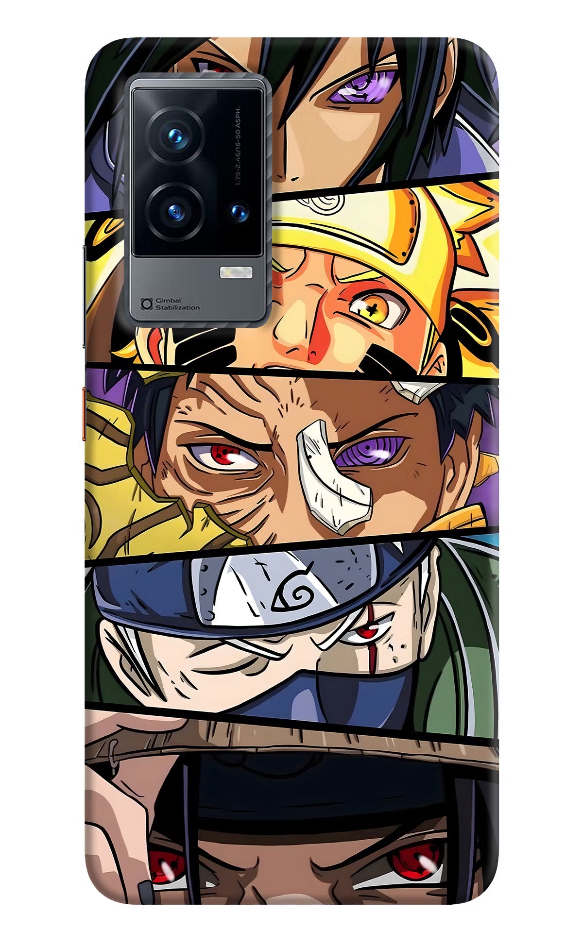 Naruto Character iQOO 9 5G Back Cover - Naruto Character iQOO 9 5G Hard Case Back Cover by Casekaro Naruto Character iQOO 9 5G Hard Case Back Cover by Casekaro