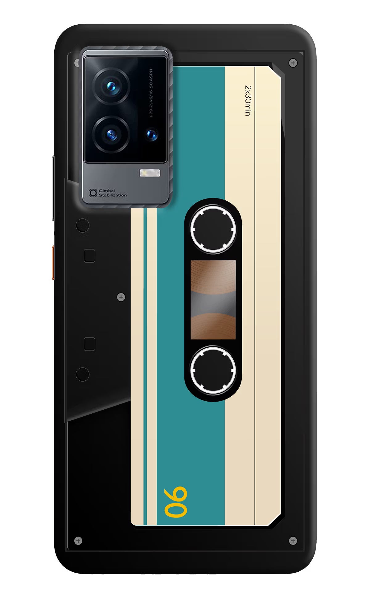 Cassette iQOO 9 5G Back Cover - Cassette iQOO 9 5G Hard Case Back Cover by Casekaro Cassette iQOO 9 5G Hard Case Back Cover by Casekaro