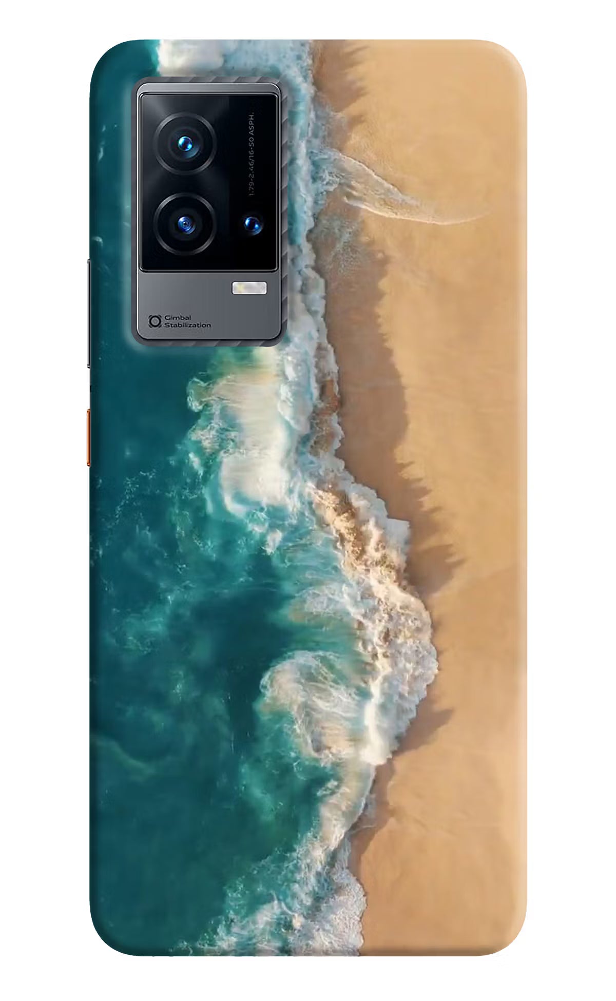 Ocean Beach iQOO 9 5G Back Cover - Ocean Beach iQOO 9 5G Hard Case Back Cover by Casekaro Ocean Beach iQOO 9 5G Hard Case Back Cover by Casekaro