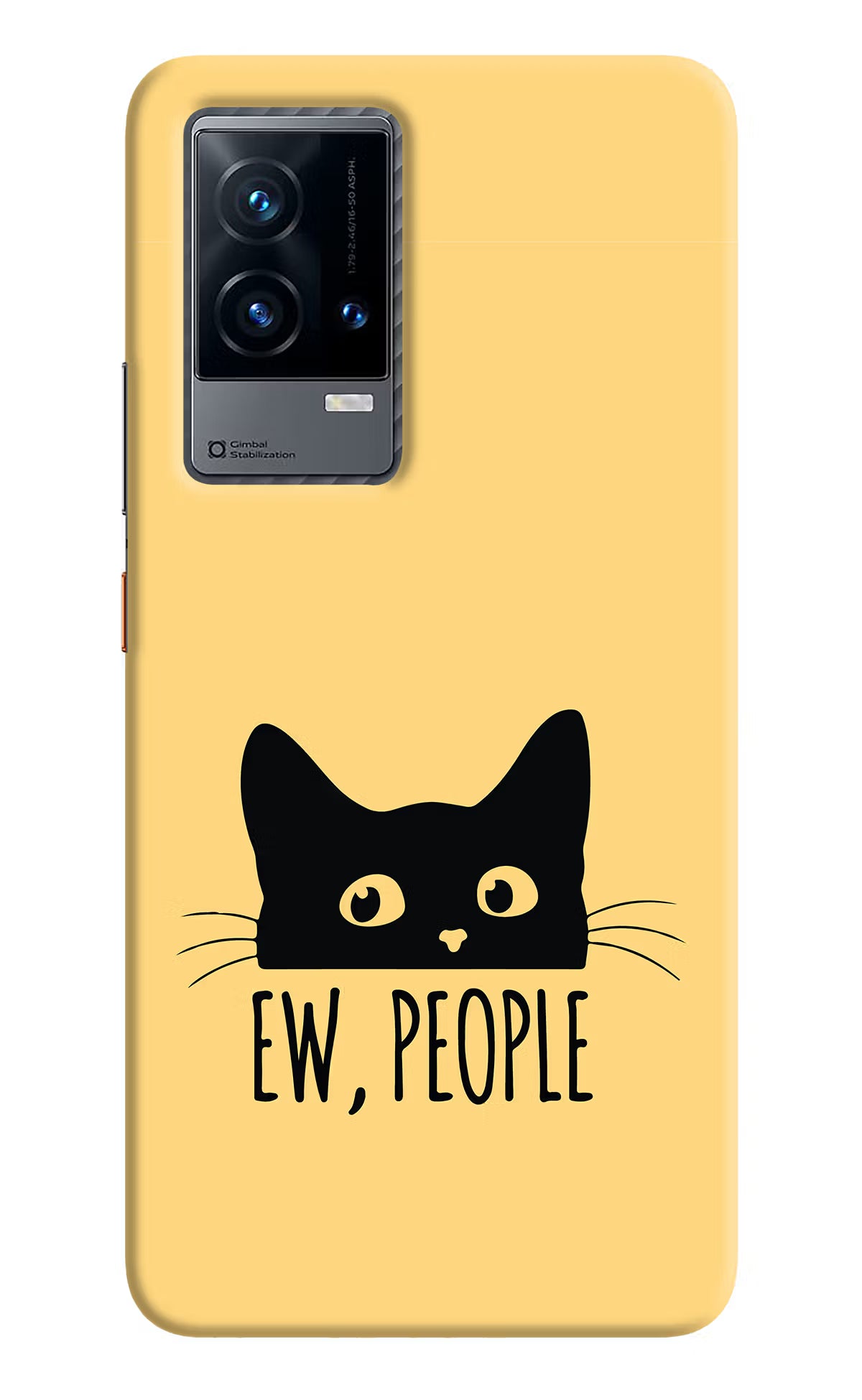 Ew People Catitude iQOO 9 5G Back Cover - Ew People Catitude iQOO 9 5G Hard Case Back Cover by Casekaro Ew People Catitude iQOO 9 5G Hard Case Back Cover by Casekaro