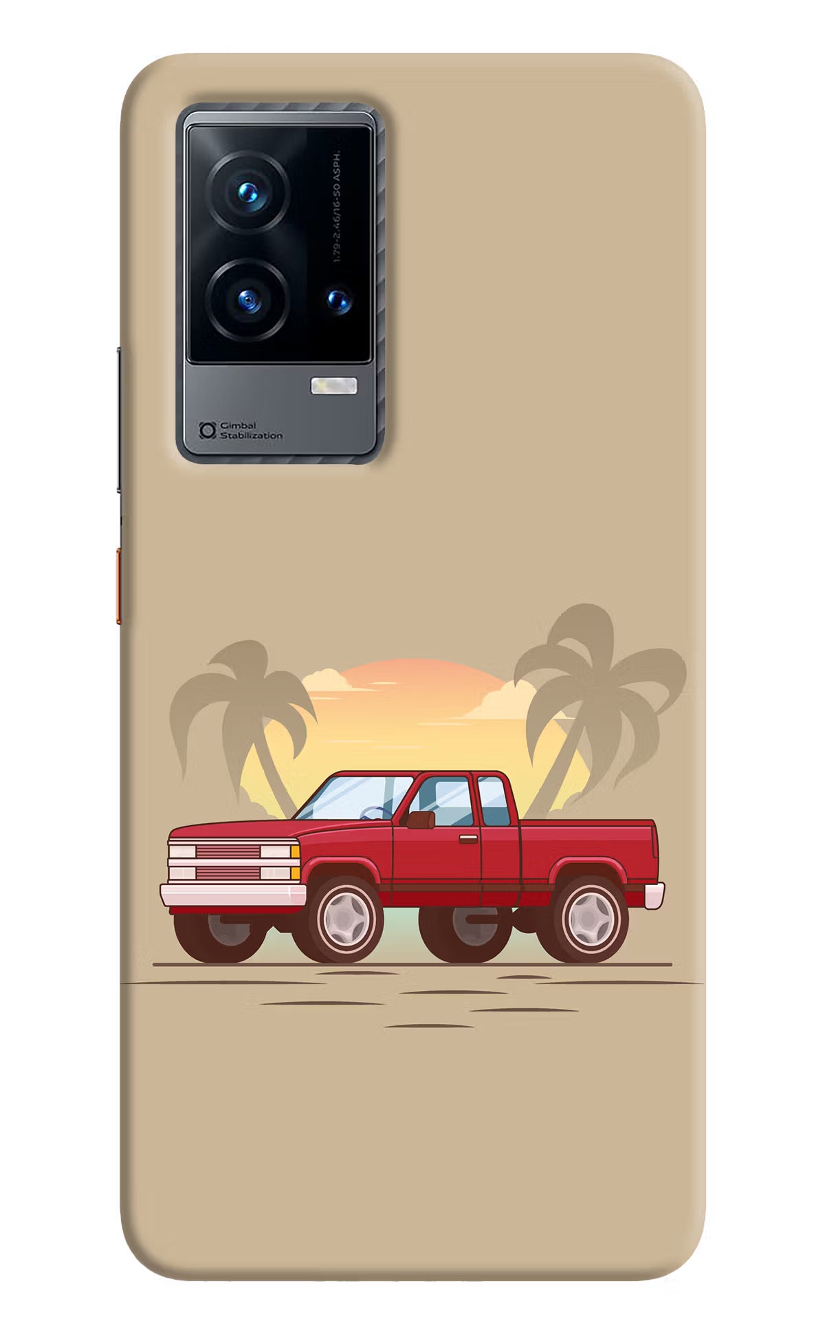Desert Classic Drive iQOO 9 5G Back Cover - Desert Classic Drive iQOO 9 5G Hard Case Back Cover by Casekaro Desert Classic Drive iQOO 9 5G Hard Case Back Cover by Casekaro