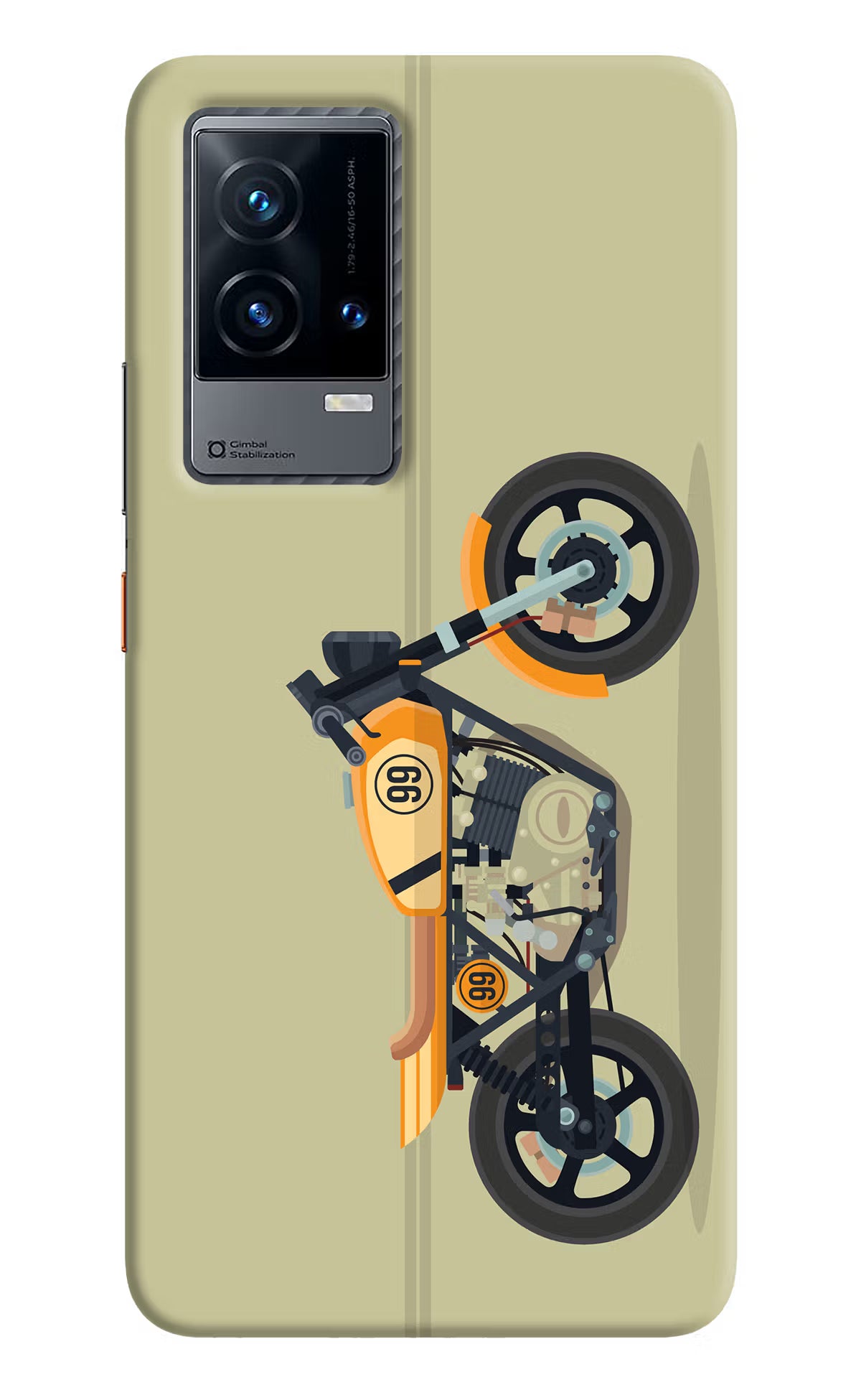 Vertical Speedster iQOO 9 5G Back Cover - Vertical Speedster iQOO 9 5G Hard Case Back Cover by Casekaro Vertical Speedster iQOO 9 5G Hard Case Back Cover by Casekaro