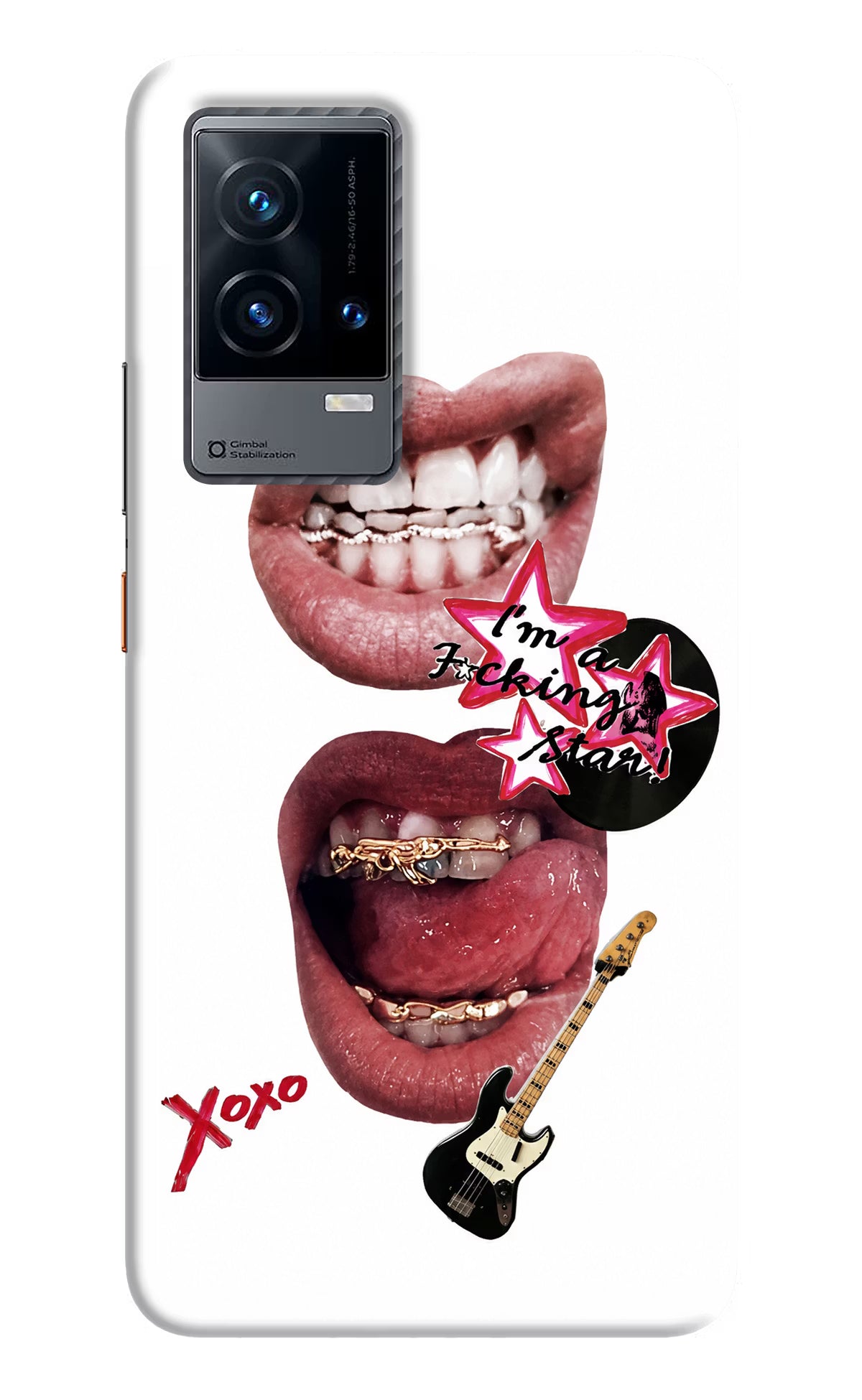 Rockstar iQOO 9 5G Back Cover - Rockstar iQOO 9 5G Back Cover Rockstar iQOO 9 5G Back Cover