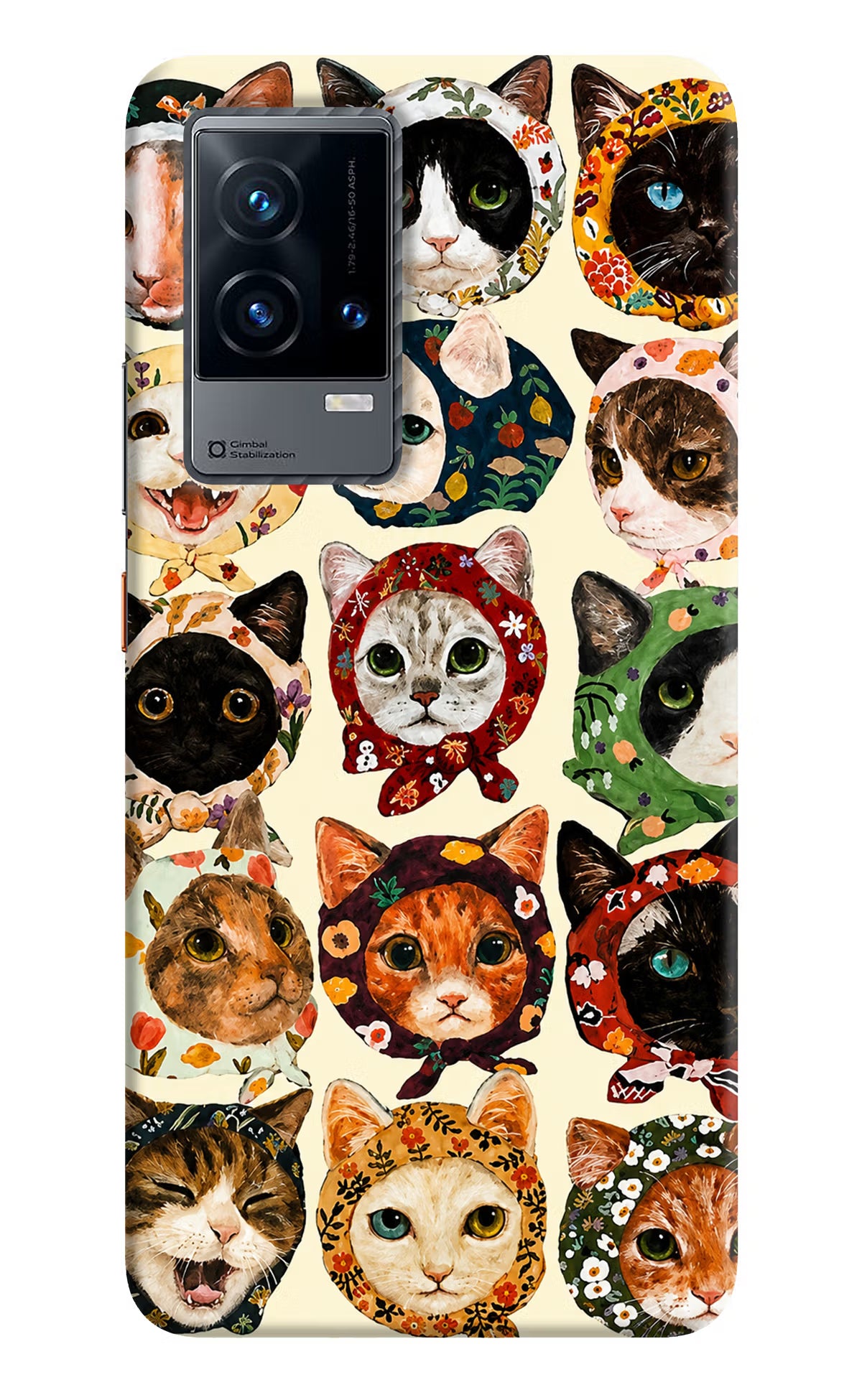 Cool Cat iQOO 9 5G Back Cover - Cool Cat iQOO 9 5G Back Cover Cool Cat iQOO 9 5G Back Cover