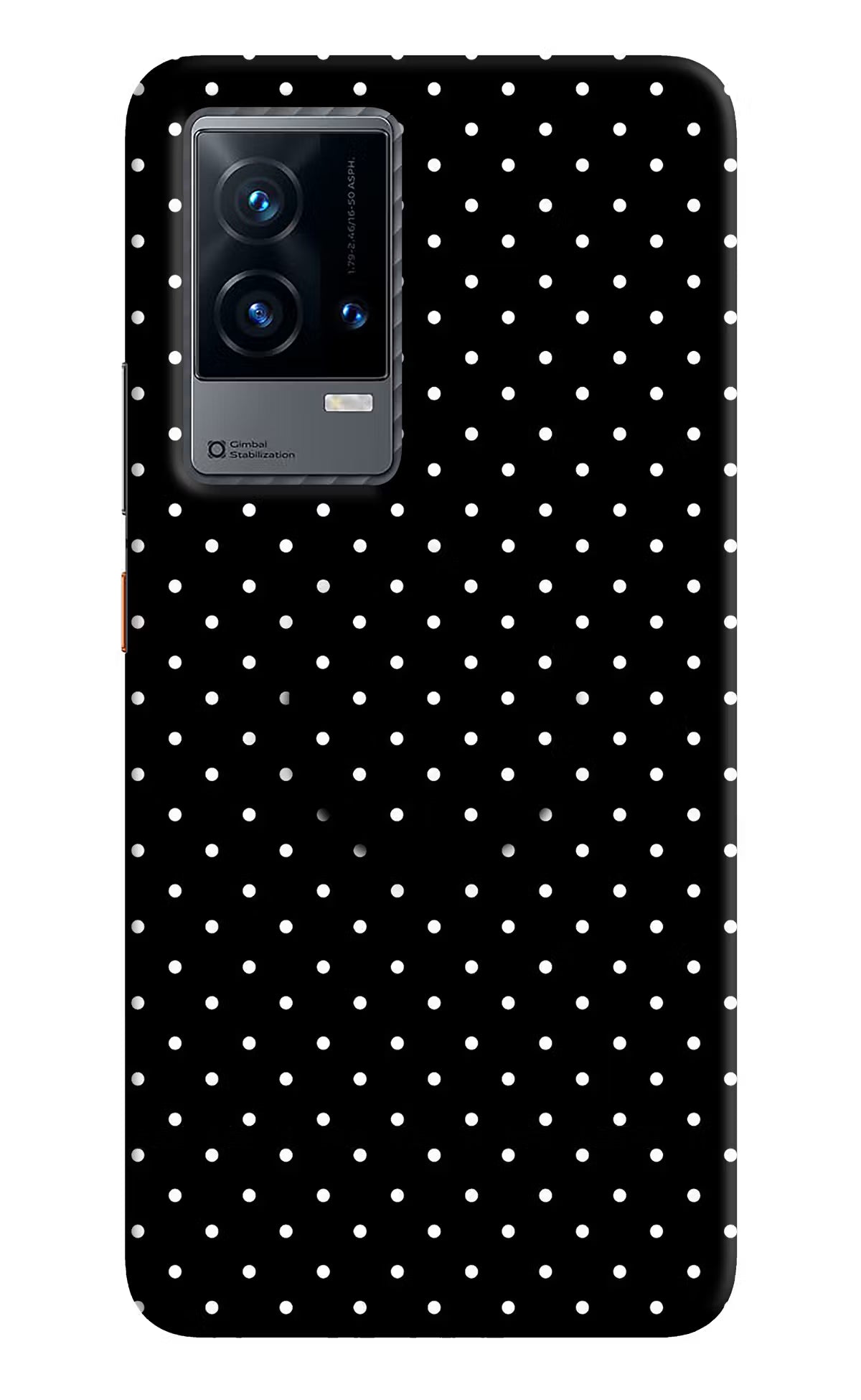 White Dots iQOO 9 5G Pop Case - White Dots iQOO 9 5G Pop Case by Casekaro White Dots iQOO 9 5G Pop Case by Casekaro