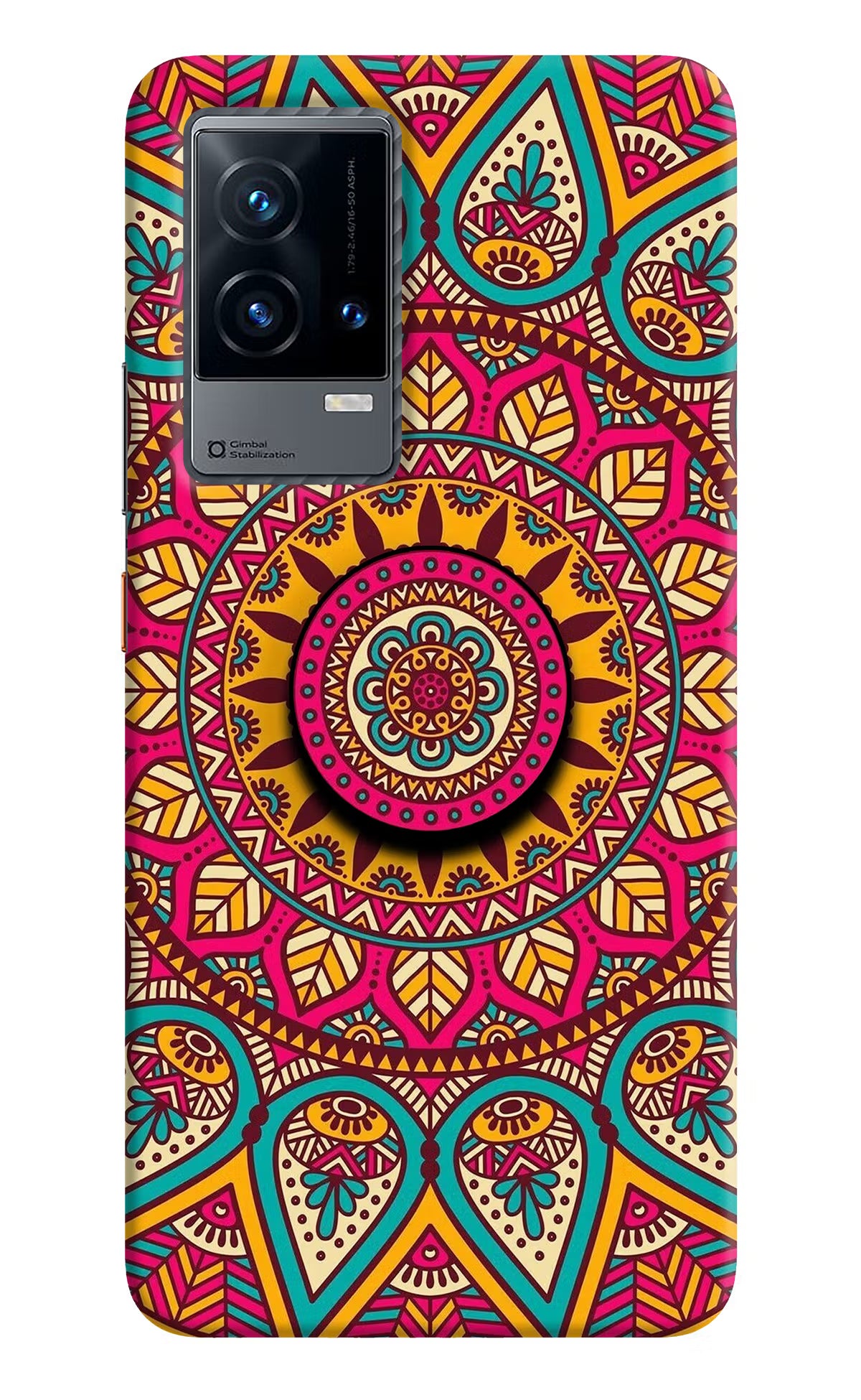 Mandala iQOO 9 5G Pop Case - Mandala iQOO 9 5G Pop Case by Casekaro Mandala iQOO 9 5G Pop Case by Casekaro
