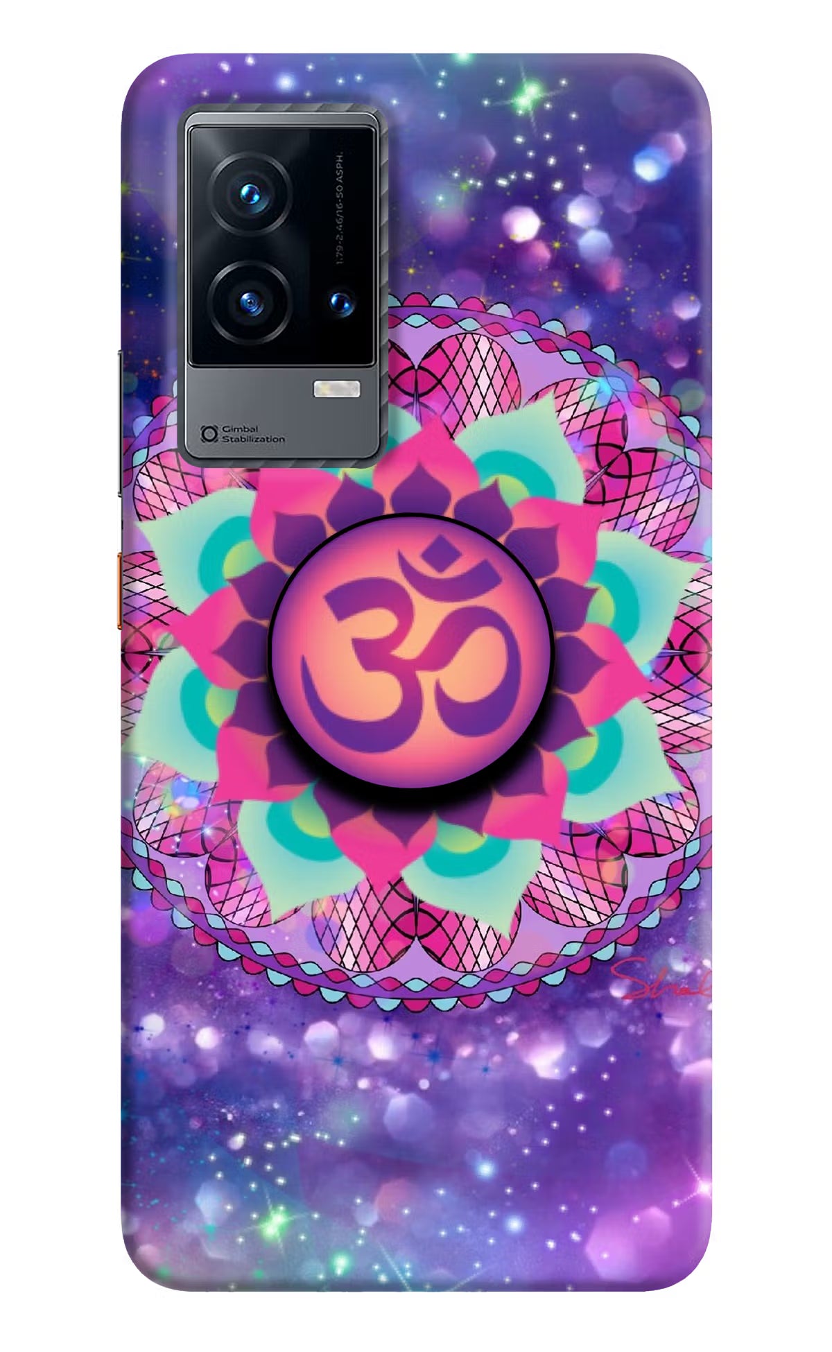 Om Purple iQOO 9 5G Pop Case - Om Purple iQOO 9 5G Pop Case by Casekaro Om Purple iQOO 9 5G Pop Case by Casekaro