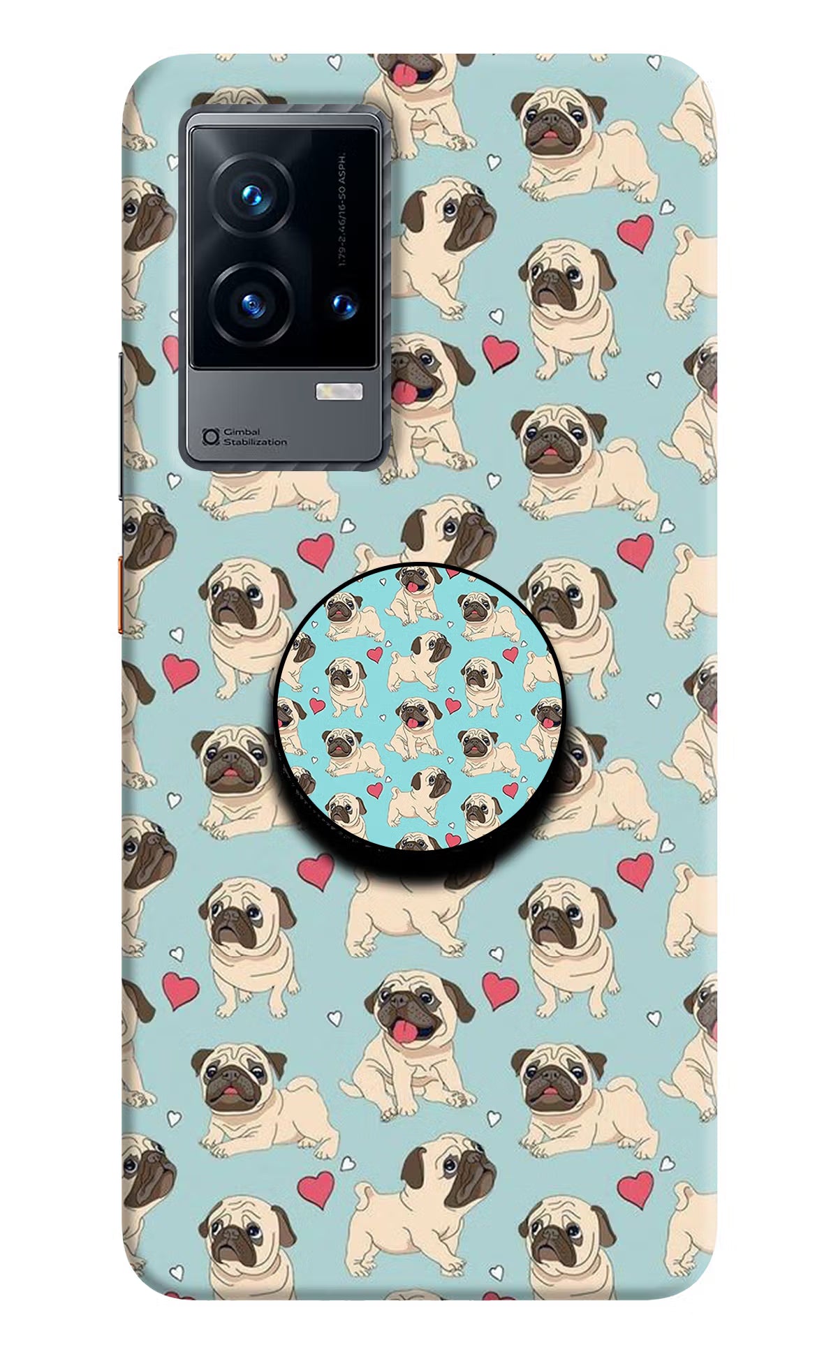 Pug Dog iQOO 9 5G Pop Case - Pug Dog iQOO 9 5G Pop Case by Casekaro Pug Dog iQOO 9 5G Pop Case by Casekaro