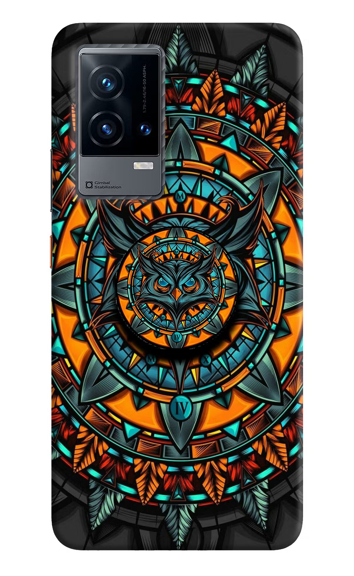 Angry Owl iQOO 9 5G Pop Case - Angry Owl iQOO 9 5G Pop Case by Casekaro Angry Owl iQOO 9 5G Pop Case by Casekaro