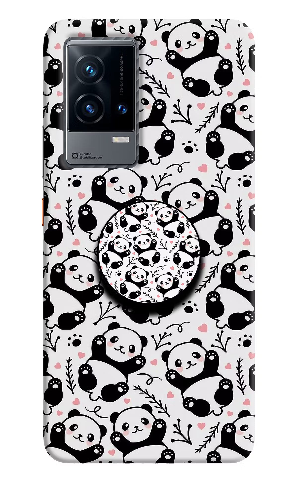 Cute Panda iQOO 9 5G Pop Case - Cute Panda iQOO 9 5G Pop Case by Casekaro Cute Panda iQOO 9 5G Pop Case by Casekaro