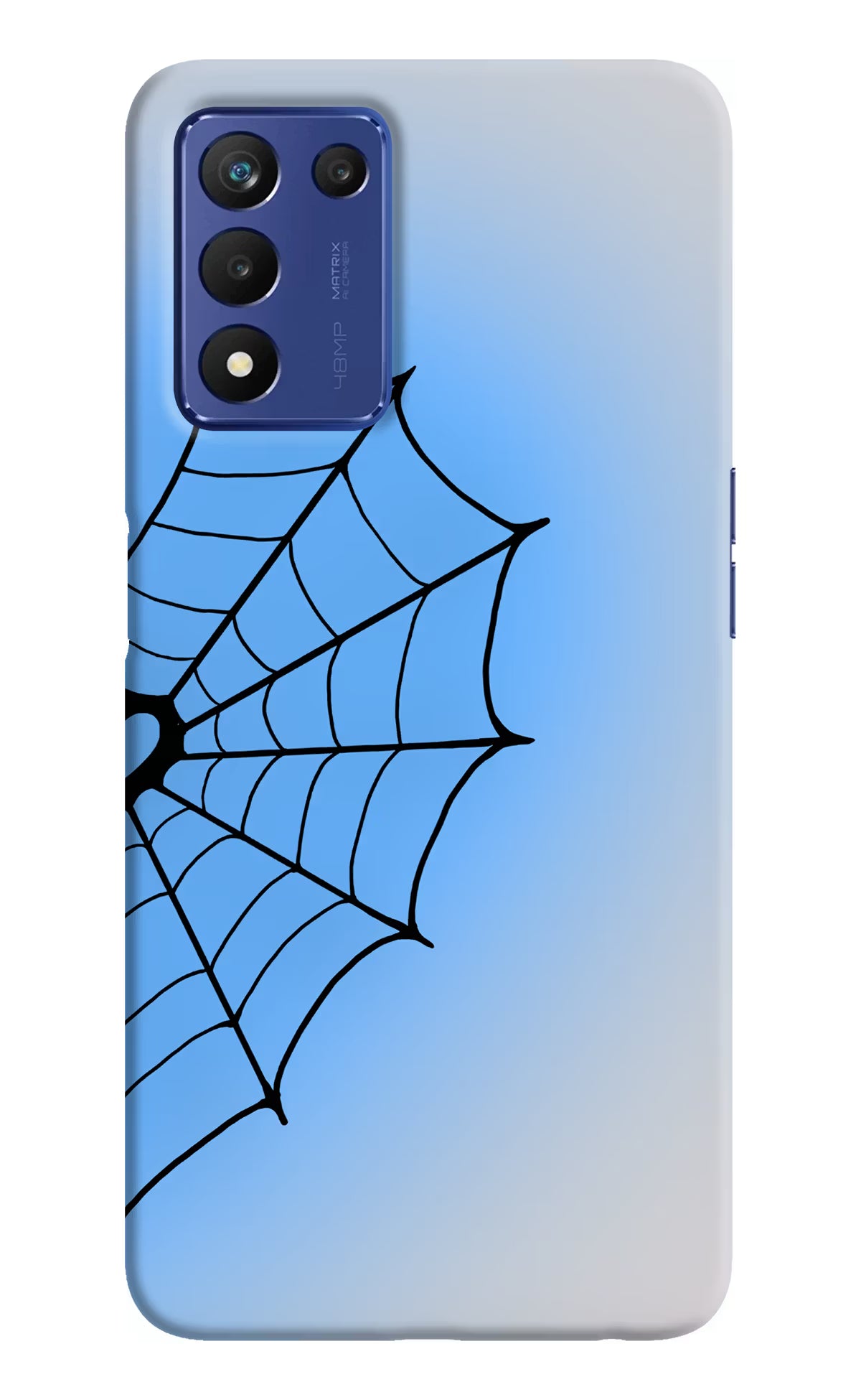 Blue Web Realme 9 SE Back Cover - Blue Web Realme 9 SE Back Cover Blue Web Realme 9 SE Back Cover