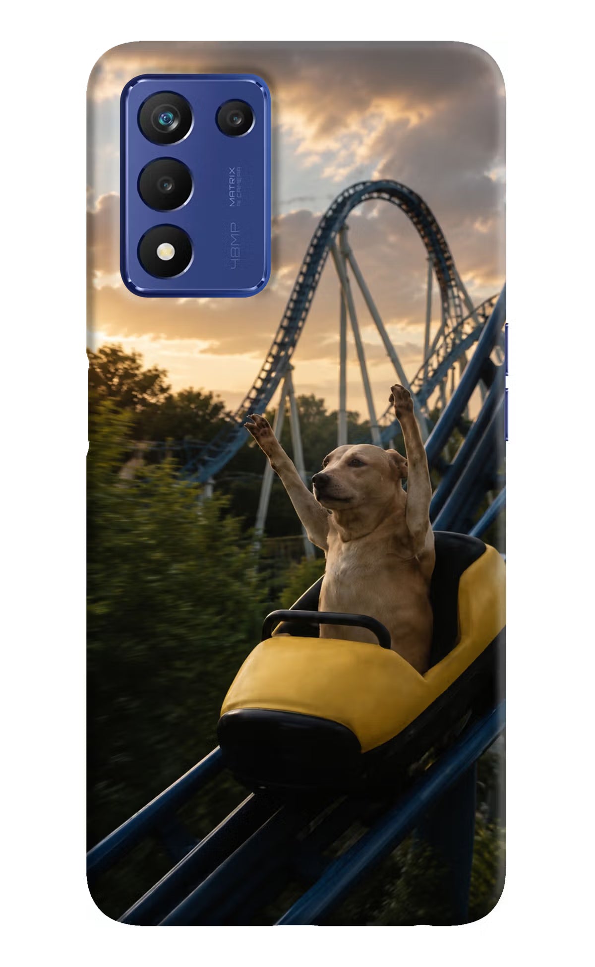 Rollercoaster Dog Realme 9 SE Back Cover - Rollercoaster Dog Realme 9 SE Back Cover Rollercoaster Dog Realme 9 SE Back Cover
