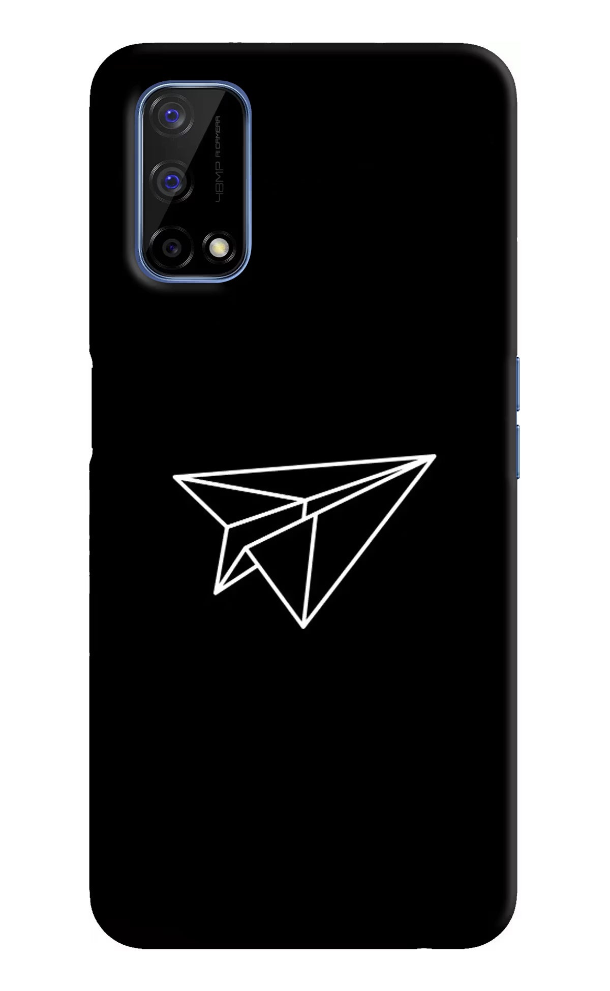 Paper Plane White Realme Narzo 30 Pro 5G Back Cover - Paper Plane White Realme Narzo 30 Pro 5G Hard Case Back Cover by Casekaro Paper Plane White Realme Narzo 30 Pro 5G Hard Case Back Cover by Casekaro
