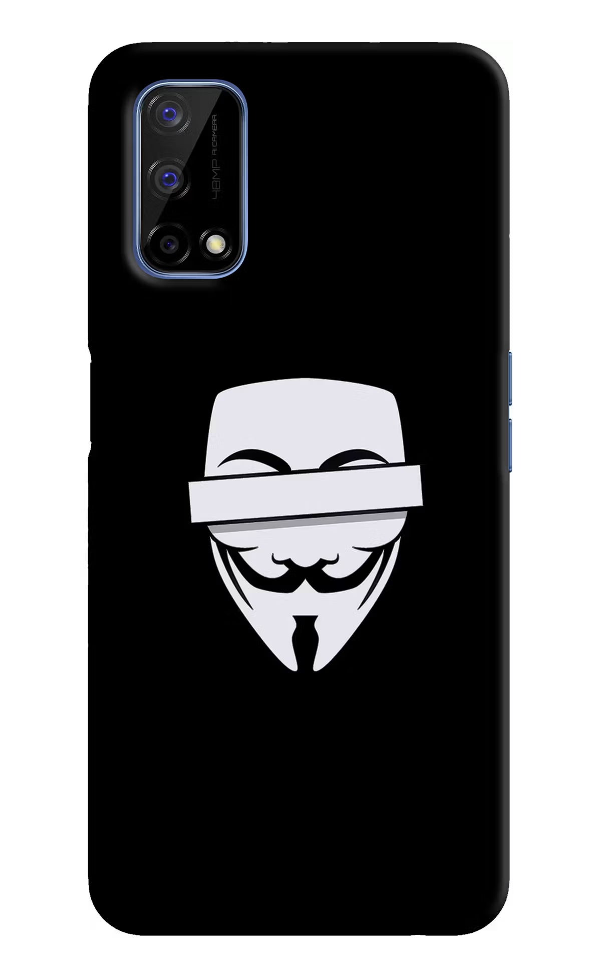 Anonymous Face Realme Narzo 30 Pro 5G Back Cover - Anonymous Face Realme Narzo 30 Pro 5G Hard Case Back Cover by Casekaro Anonymous Face Realme Narzo 30 Pro 5G Hard Case Back Cover by Casekaro