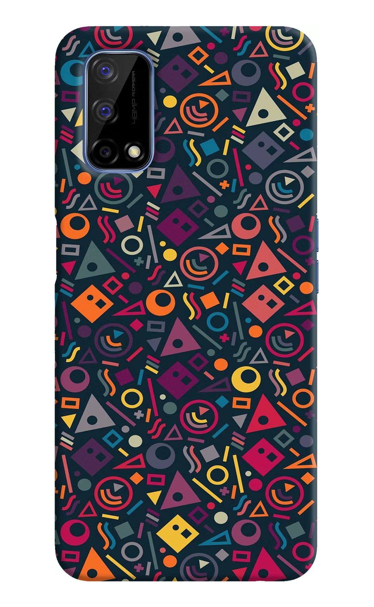 Geometric Abstract Realme Narzo 30 Pro 5G Back Cover - Geometric Abstract Realme Narzo 30 Pro 5G Hard Case Back Cover by Casekaro Geometric Abstract Realme Narzo 30 Pro 5G Hard Case Back Cover by Casekaro
