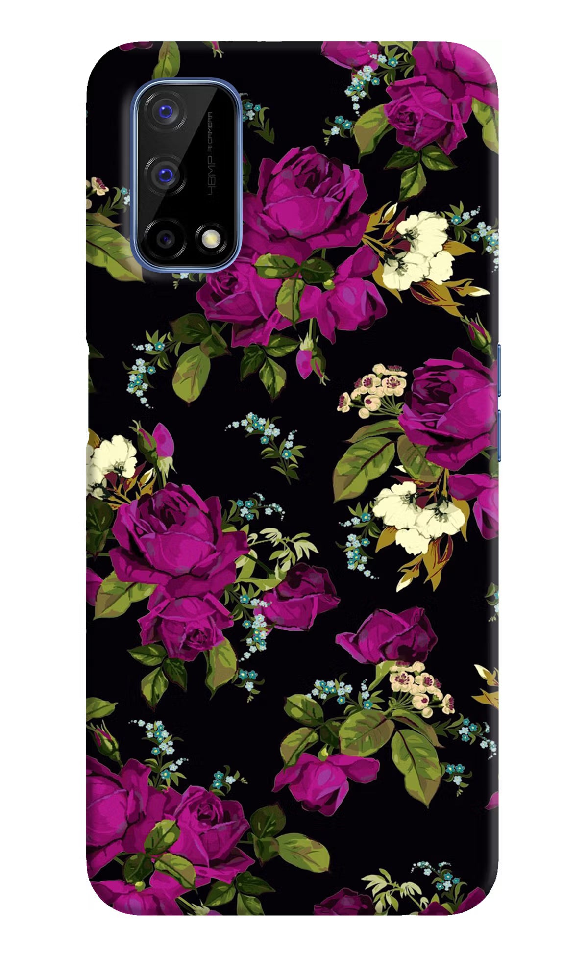 Flowers Realme Narzo 30 Pro 5G Back Cover - Flowers Realme Narzo 30 Pro 5G Hard Case Back Cover by Casekaro Flowers Realme Narzo 30 Pro 5G Hard Case Back Cover by Casekaro