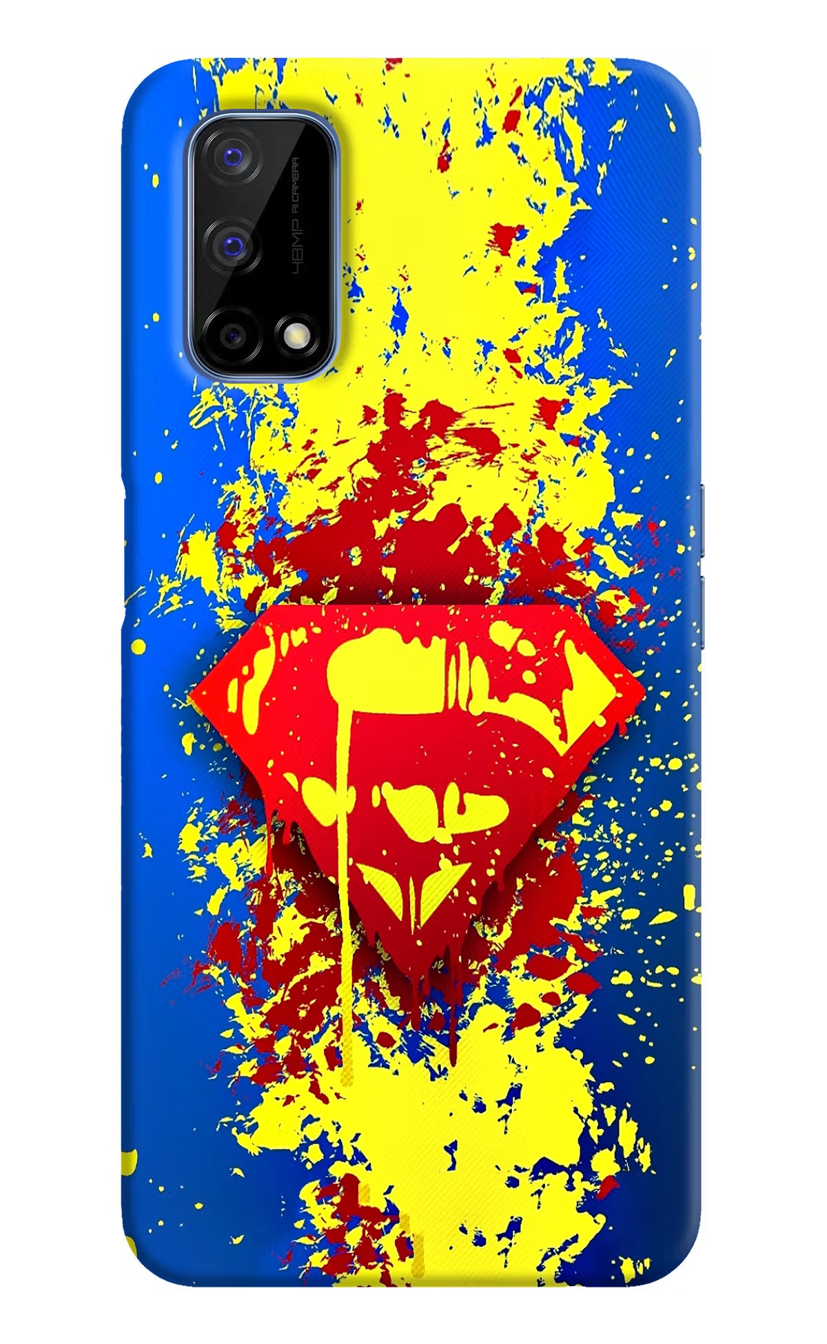 Superman logo Realme Narzo 30 Pro 5G Back Cover - Superman logo Realme Narzo 30 Pro 5G Hard Case Back Cover by Casekaro Superman logo Realme Narzo 30 Pro 5G Hard Case Back Cover by Casekaro