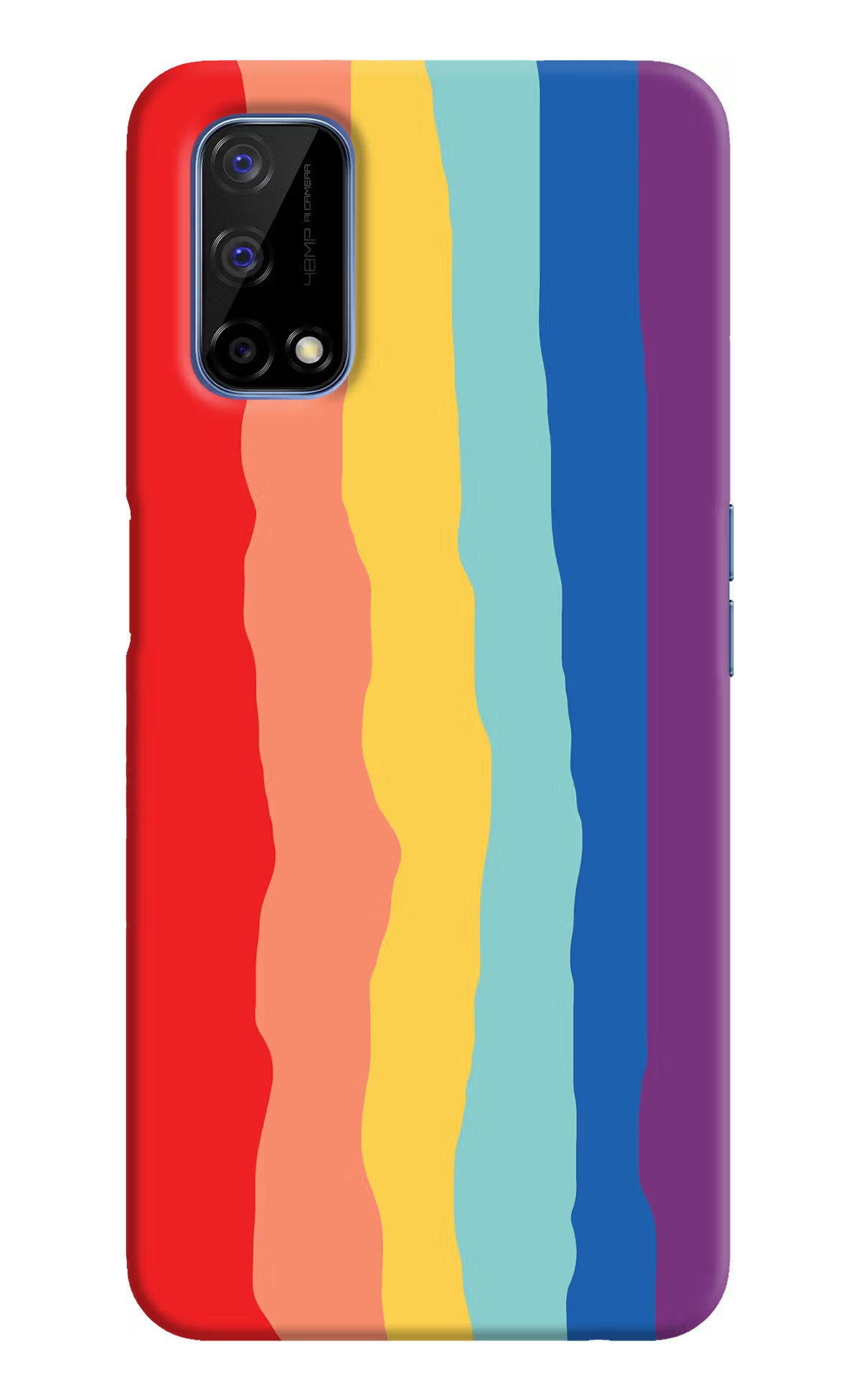 Rainbow Realme Narzo 30 Pro 5G Back Cover - Rainbow Realme Narzo 30 Pro 5G Hard Case Back Cover by Casekaro Rainbow Realme Narzo 30 Pro 5G Hard Case Back Cover by Casekaro