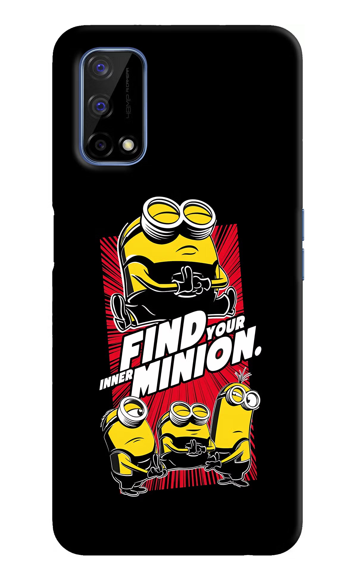 Find your inner Minion Realme Narzo 30 Pro 5G Back Cover - Find your inner Minion Realme Narzo 30 Pro 5G Hard Case Back Cover by Casekaro Find your inner Minion Realme Narzo 30 Pro 5G Hard Case Back Cover by Casekaro