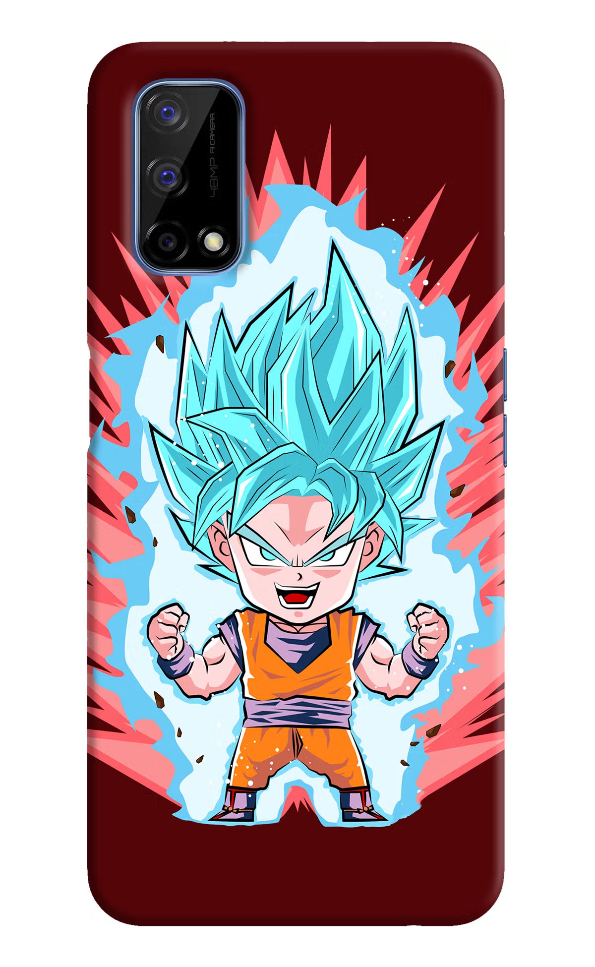 Goku Little Realme Narzo 30 Pro 5G Back Cover - Goku Little Realme Narzo 30 Pro 5G Hard Case Back Cover by Casekaro Goku Little Realme Narzo 30 Pro 5G Hard Case Back Cover by Casekaro