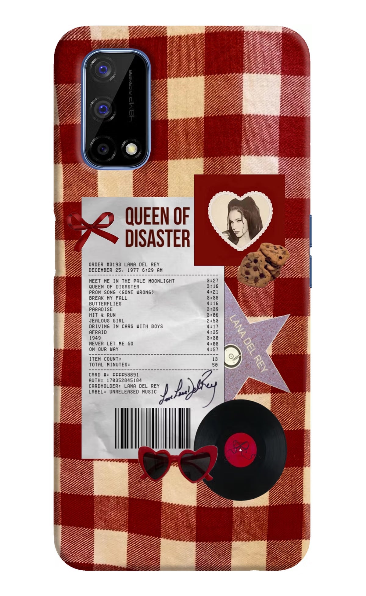 Queen of Disaster Realme Narzo 30 Pro 5G Back Cover - Queen of Disaster Realme Narzo 30 Pro 5G Hard Case Back Cover by Casekaro Queen of Disaster Realme Narzo 30 Pro 5G Hard Case Back Cover by Casekaro