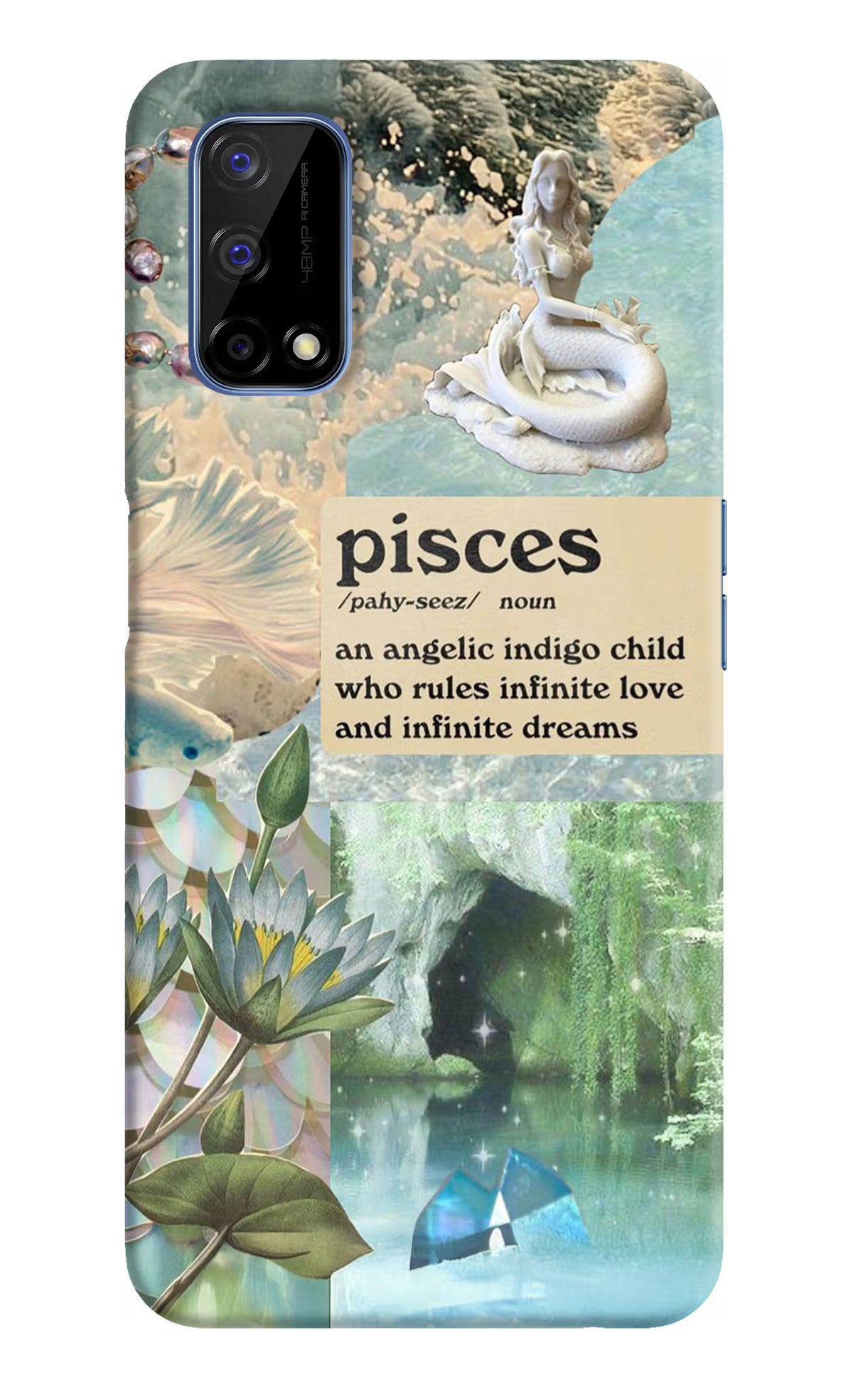 Pisces Zodiac Realme Narzo 30 Pro 5G Back Cover - Pisces Zodiac Realme Narzo 30 Pro 5G Hard Case Back Cover by Casekaro Pisces Zodiac Realme Narzo 30 Pro 5G Hard Case Back Cover by Casekaro