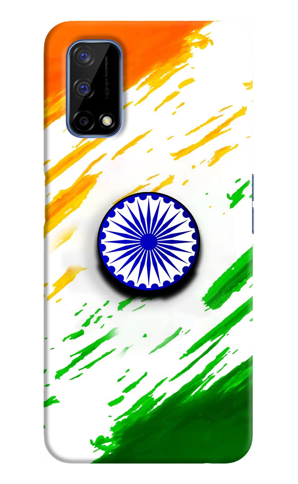 Indian Flag Ashoka Chakra Realme Narzo 30 Pro 5G Pop Case - Indian Flag Ashoka Chakra Realme Narzo 30 Pro 5G Pop Case by Casekaro Indian Flag Ashoka Chakra Realme Narzo 30 Pro 5G Pop Case by Casekaro
