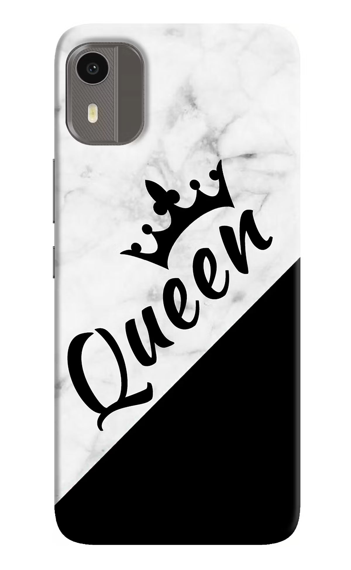 Queen Nokia C12/C12 Pro Back Cover - Queen Nokia C12/C12 Pro Hard Case Back Cover by Casekaro Queen Nokia C12/C12 Pro Hard Case Back Cover by Casekaro
