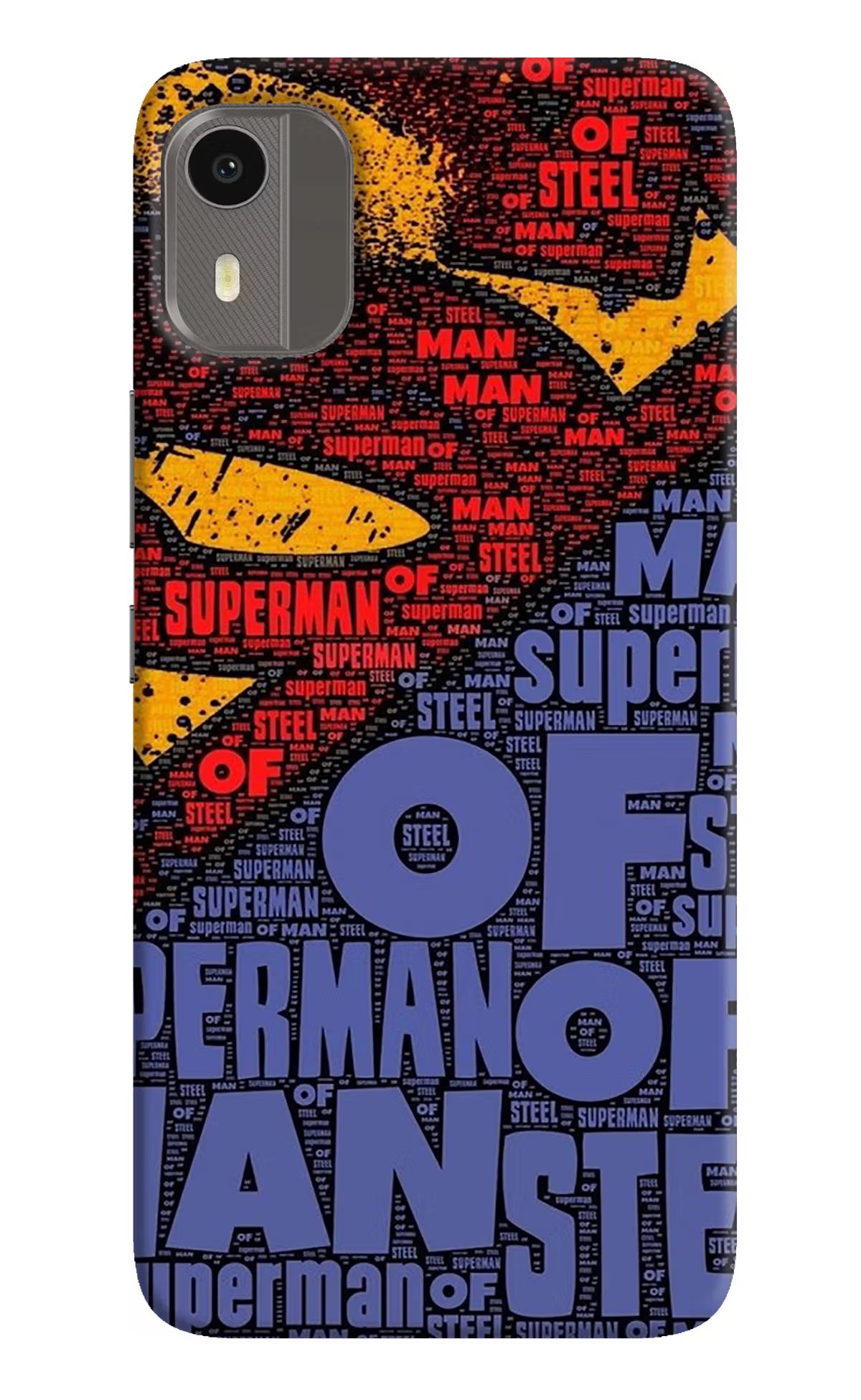 Superman Nokia C12/C12 Pro Back Cover - Superman Nokia C12/C12 Pro Hard Case Back Cover by Casekaro Superman Nokia C12/C12 Pro Hard Case Back Cover by Casekaro